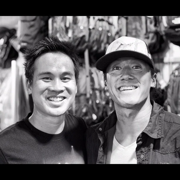 Jimmy Chin, one of my favorite photographers and also the person that inspired me to quit my job and pursue what I love to do. Jimmy is a photographer, filmmaker, and North Face athlete that gets paid to climb and photograph the world. Check out his story here http://t.co/zRjwkscO (Taken with Instagram at The North Face)