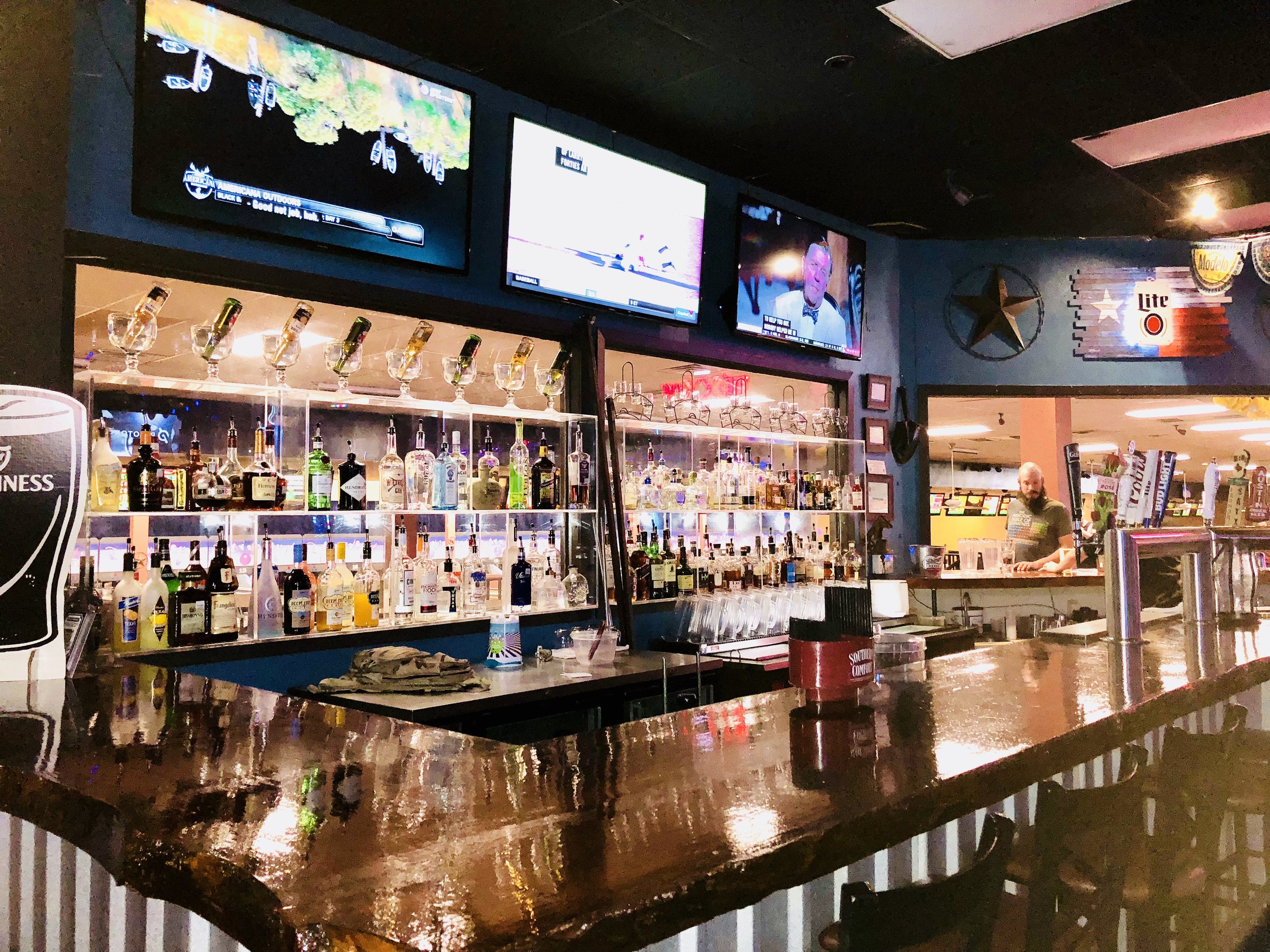 Full bar available just steps away from our main entrance!