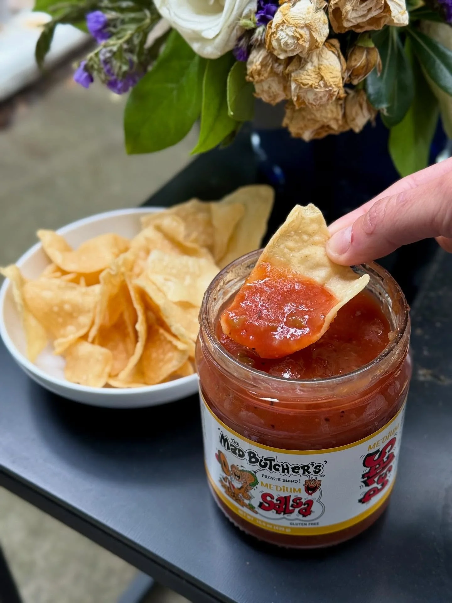 🍁 Looking for the perfect snack to transition from summer hangouts to fall football Sundays?? Look no further than @themadbutchersalsa 🔥

Picked up these 2 jars at @hyvee and trust me &mdash; they&rsquo;re a must-have for your next game day lineup 