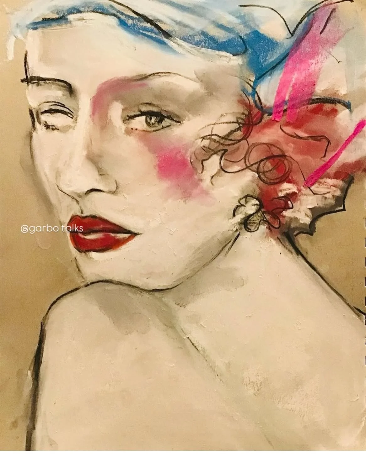 My go-to artist who conveys the feelings of the sitter @garbotalks_ I experience their soul through his eyes. Karen ❤️🙏😎💋