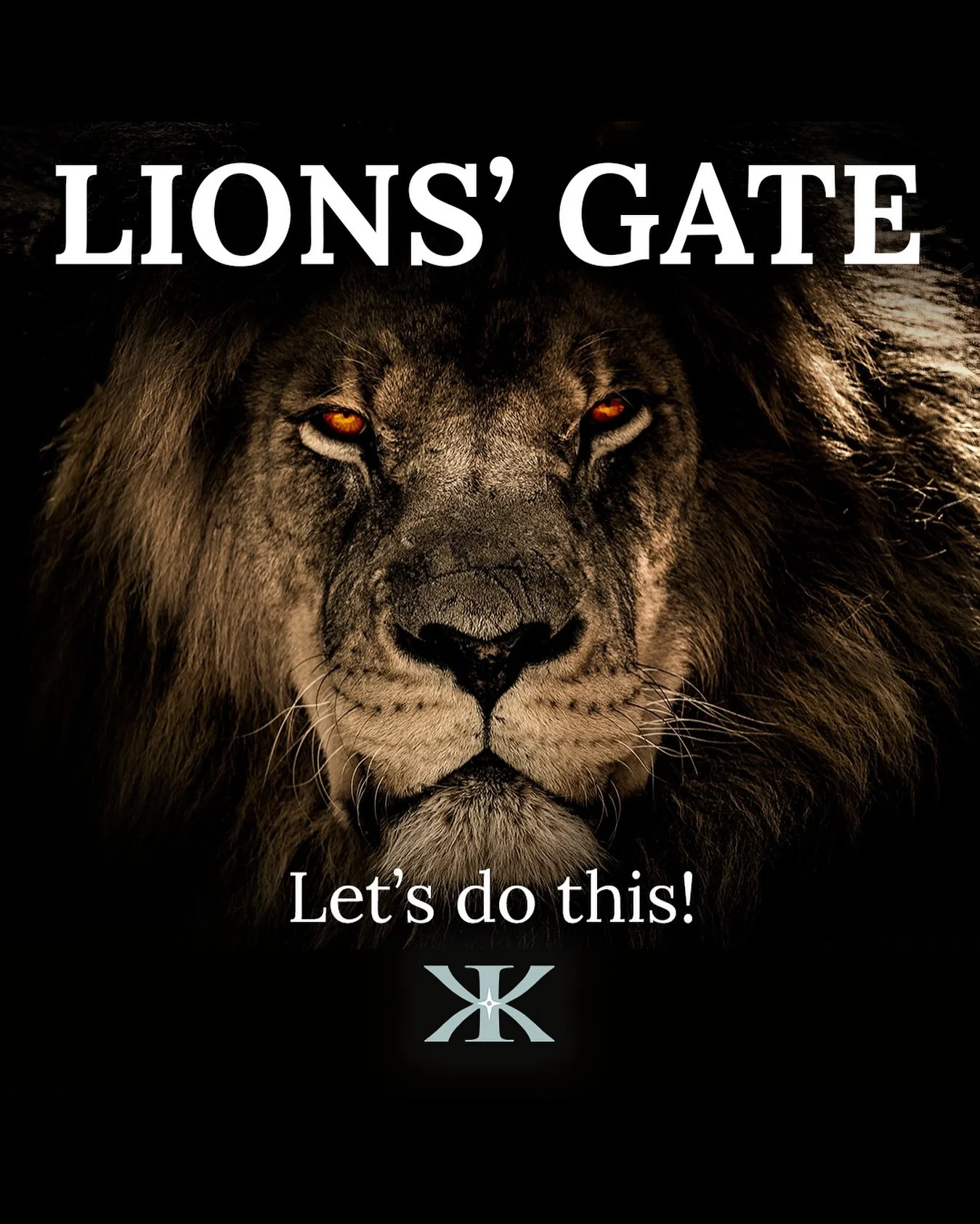 Walk through the Lions Gate Portal today!⁠
If you are ready, centred, in alignment, be prepared to walk through the Lionsgate Portal that will upgrade your energy and take you to a golden super-charged energy that will fill your heart and soul with e