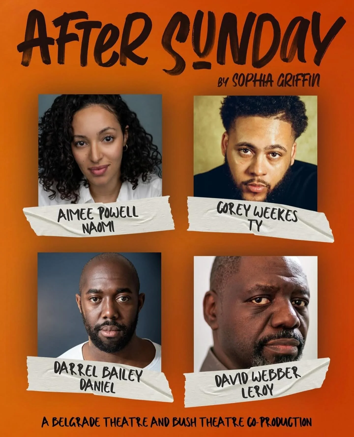 After Sunday by Sophia Griffin, is our brand-new co-production directed by Belgrade’s Artistic Director Corey Campbell and set in a Caribbean cooking class in a secure hospital, where it’s not just the pans that threaten to boil over.
