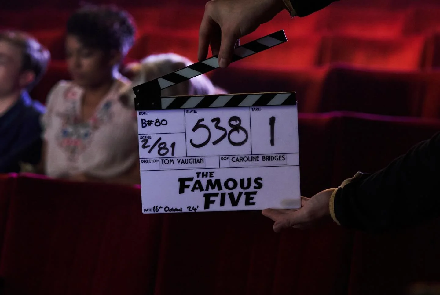 The Famous Five: Big Trouble on Billycock Hill is now available on @bbciplayer, and will also be shown on @bbc on Monday 29th December.

TCG&rsquo;s Adam Astill (seen in the 2nd BTS picture) plays the role of Group Captain Smith.

@moonagepictures 
#