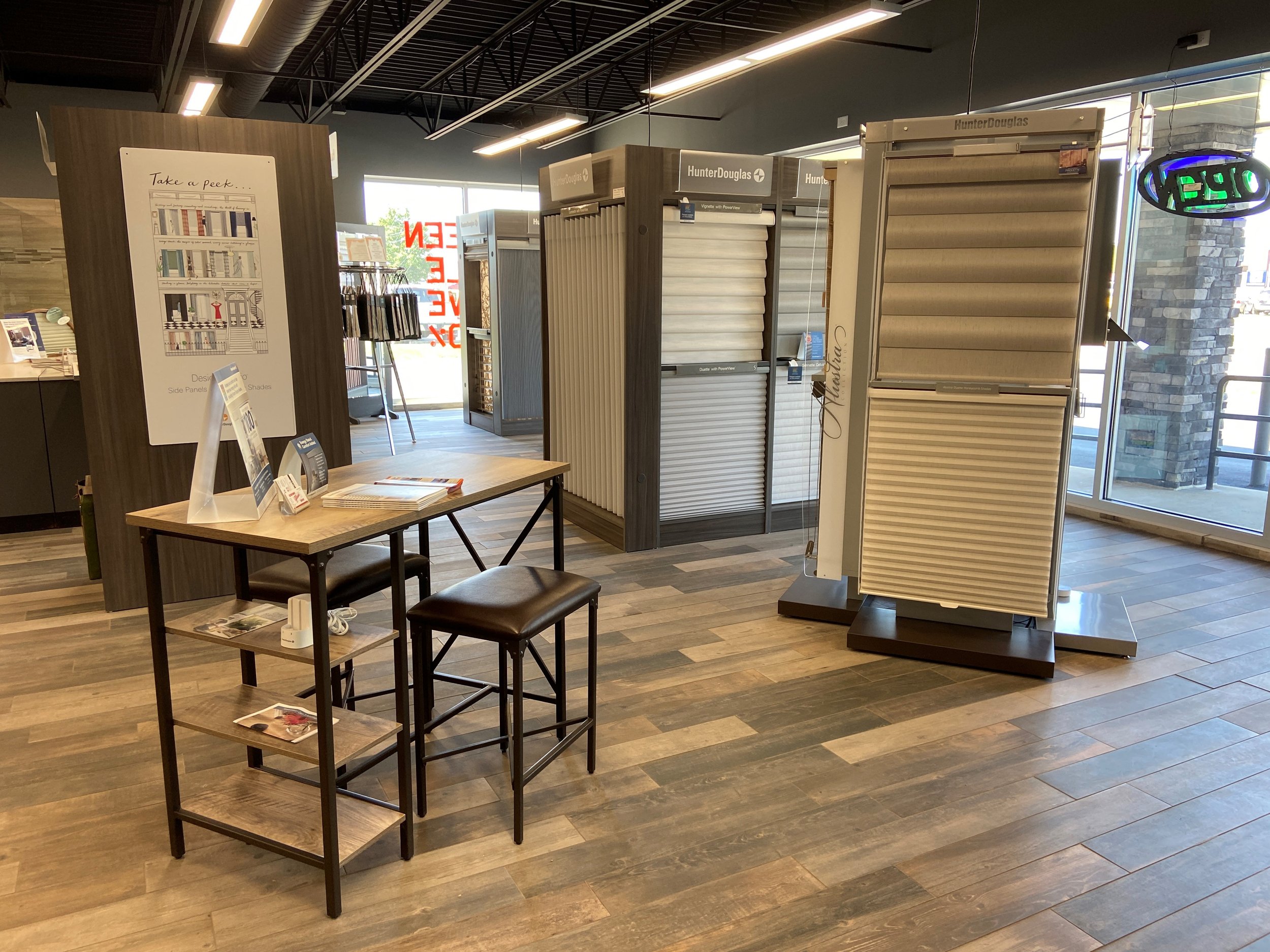  Come visit our showroom at 3030 S Lafountain to see Hunter Douglas products in action 