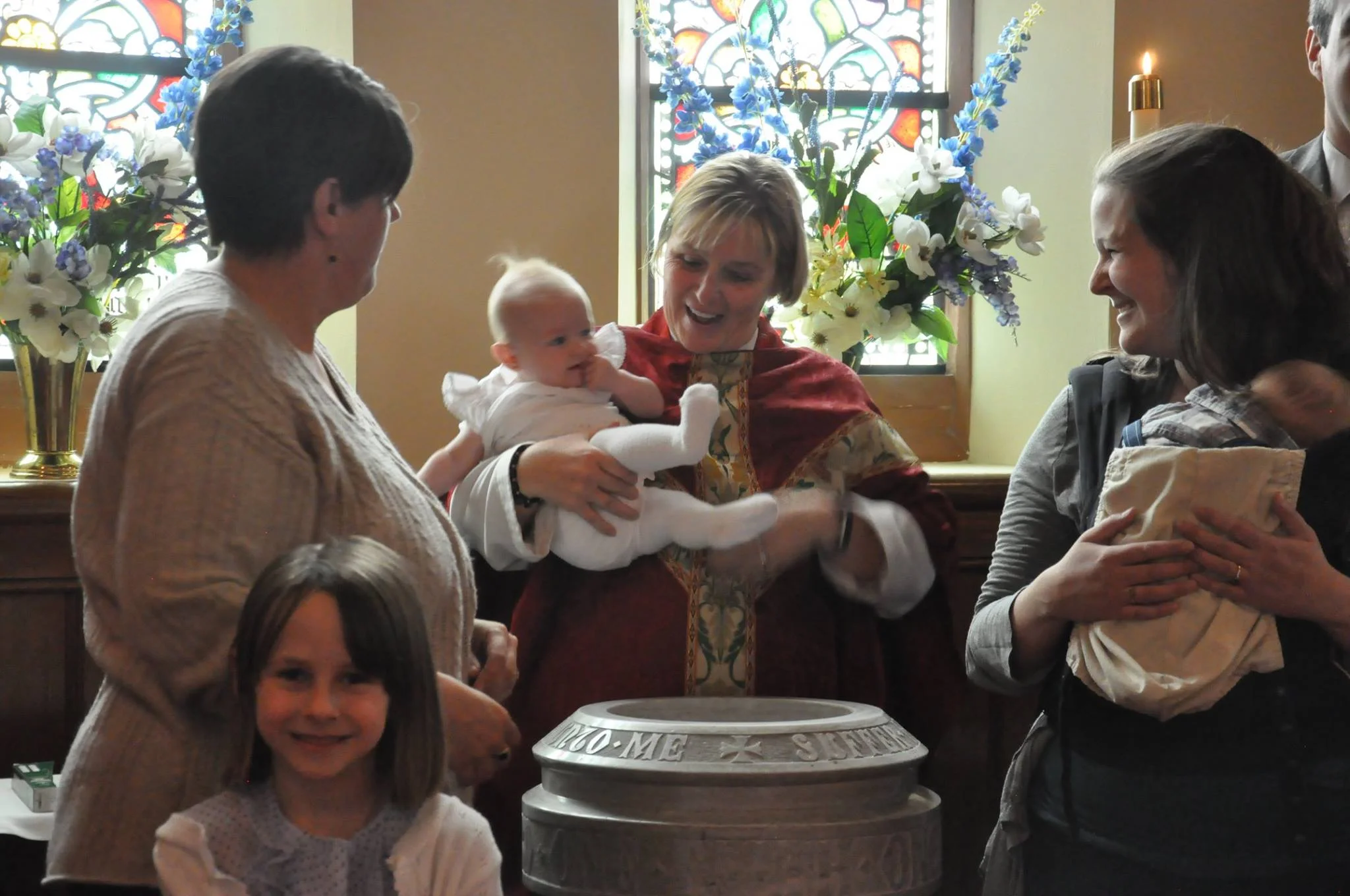 Baptising a child