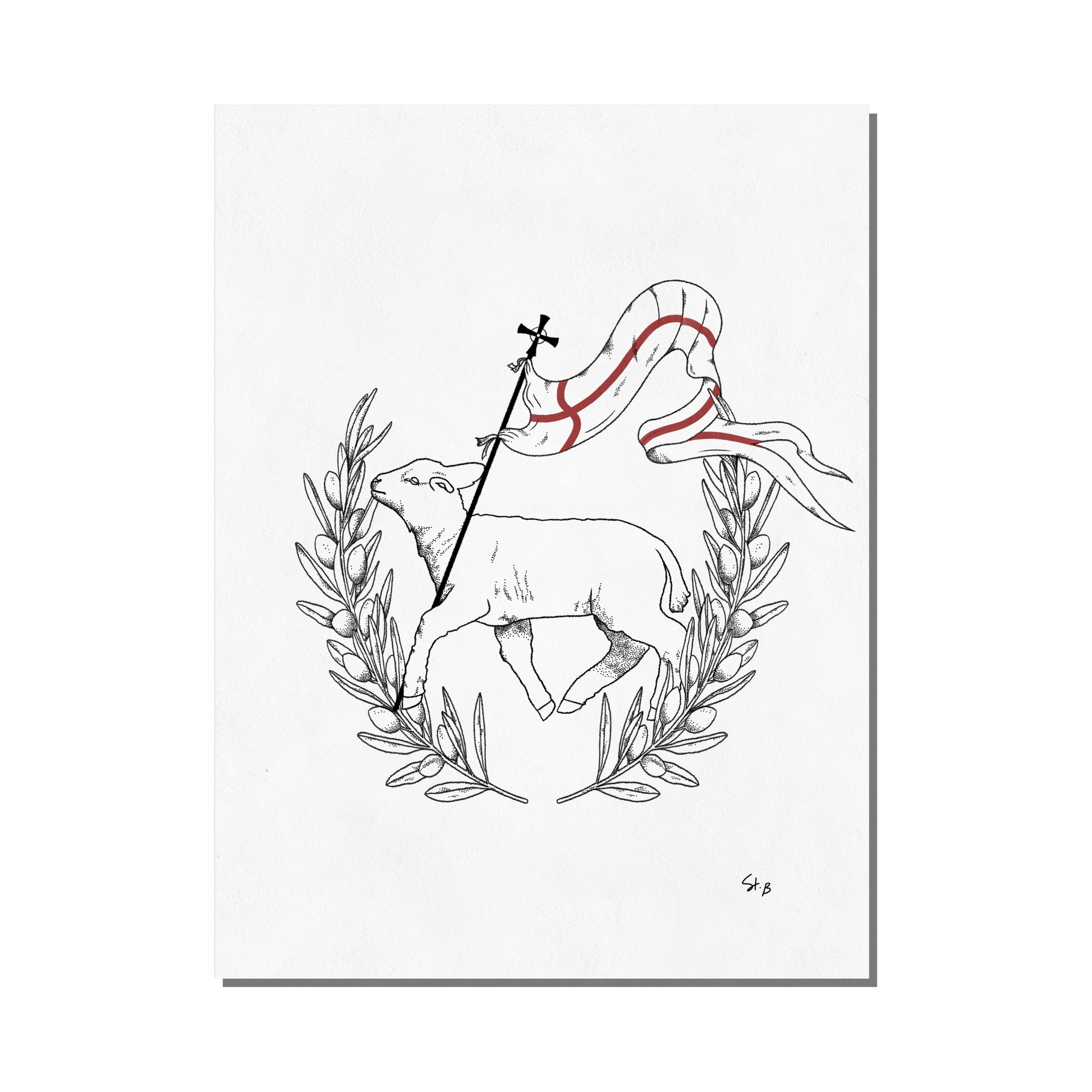 Christ the lamb.