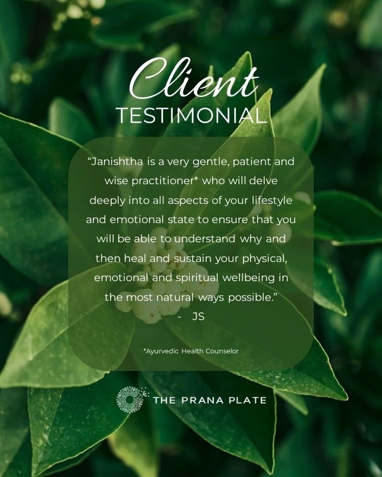 These 1:1 interactions have become so much more meaningful and impactful 💚🙌

To book an Ayurvedic Health Consultation go to:
www.thepranaplate.com

#thepranaplate #Ayurveda #healthandwellness #dietandlifestyle #holisticwellness #wellnessplan