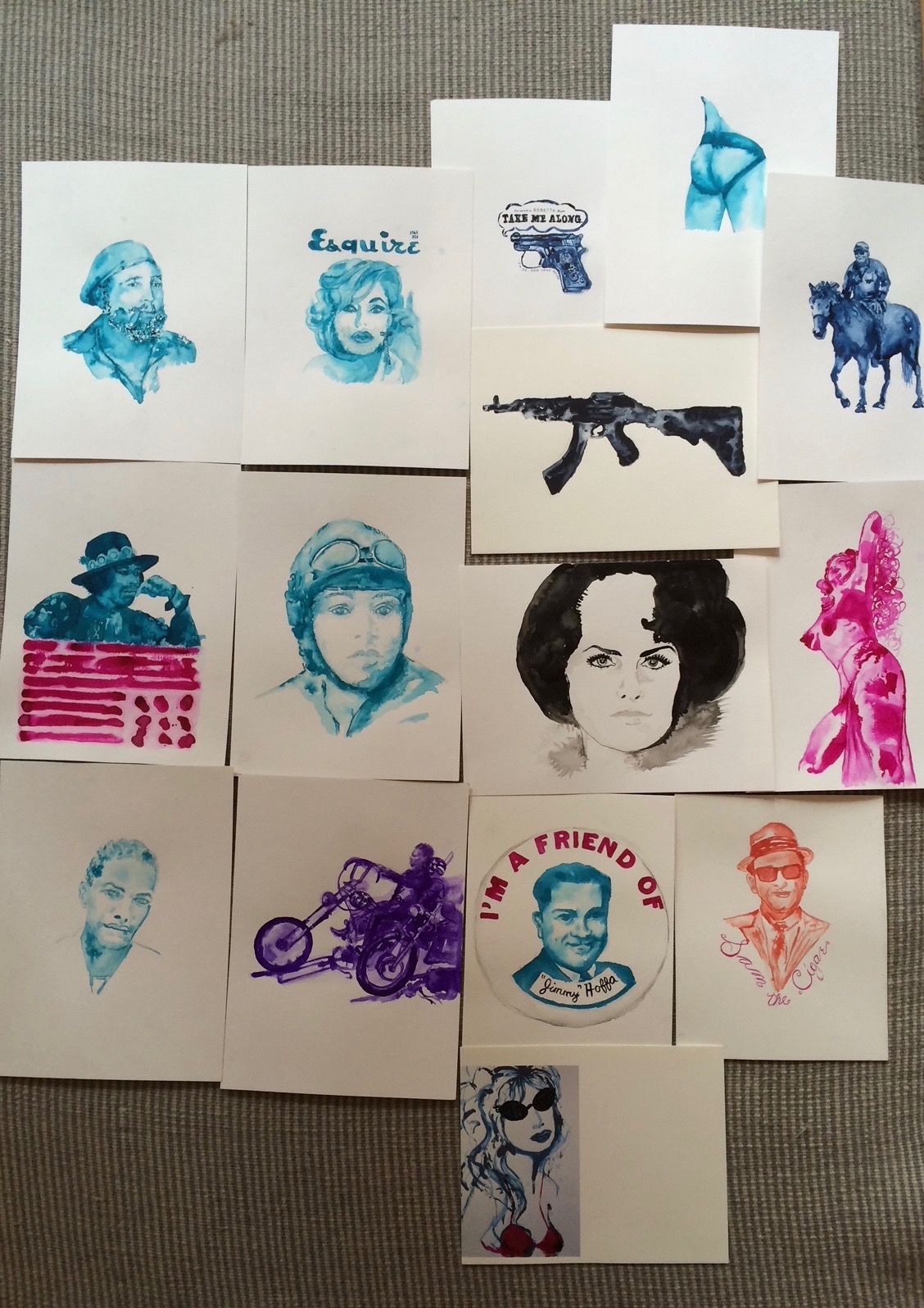 Wilder West drawings selection