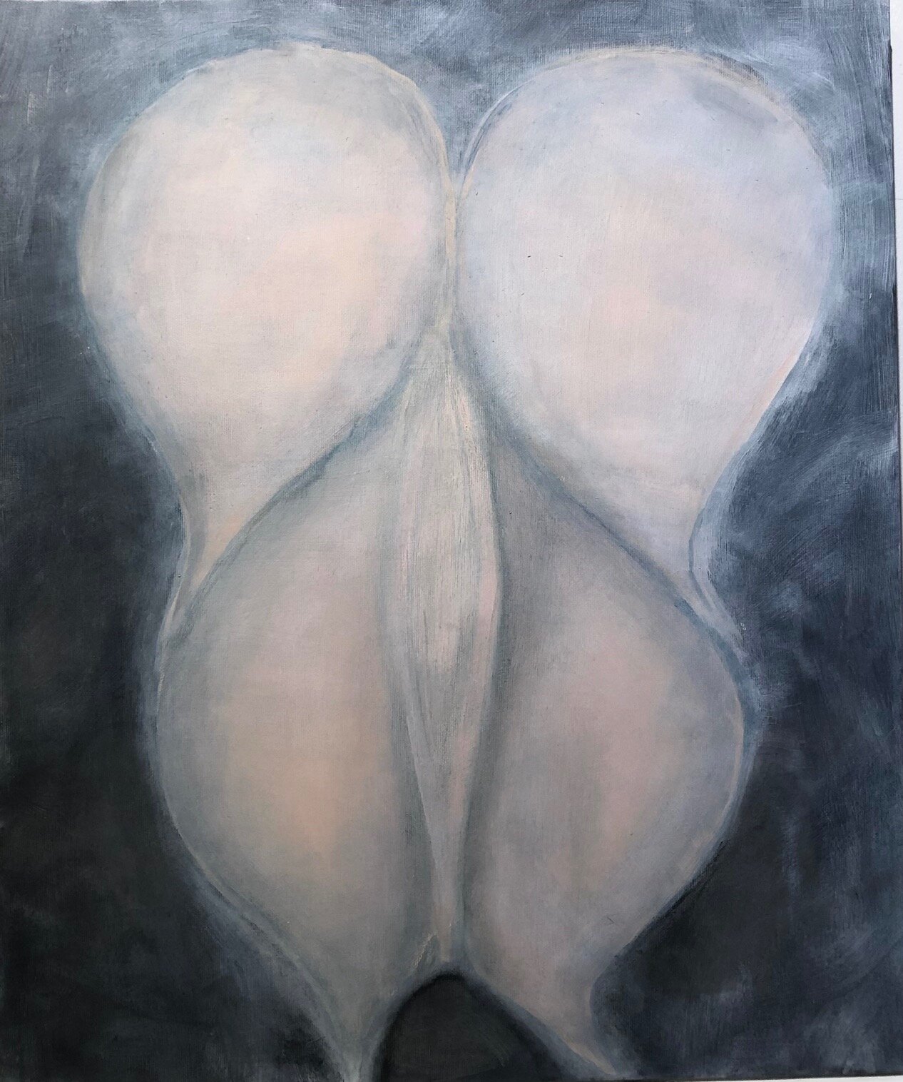 Yucca Project, 1, acrylic on canvas, 24" x 31"