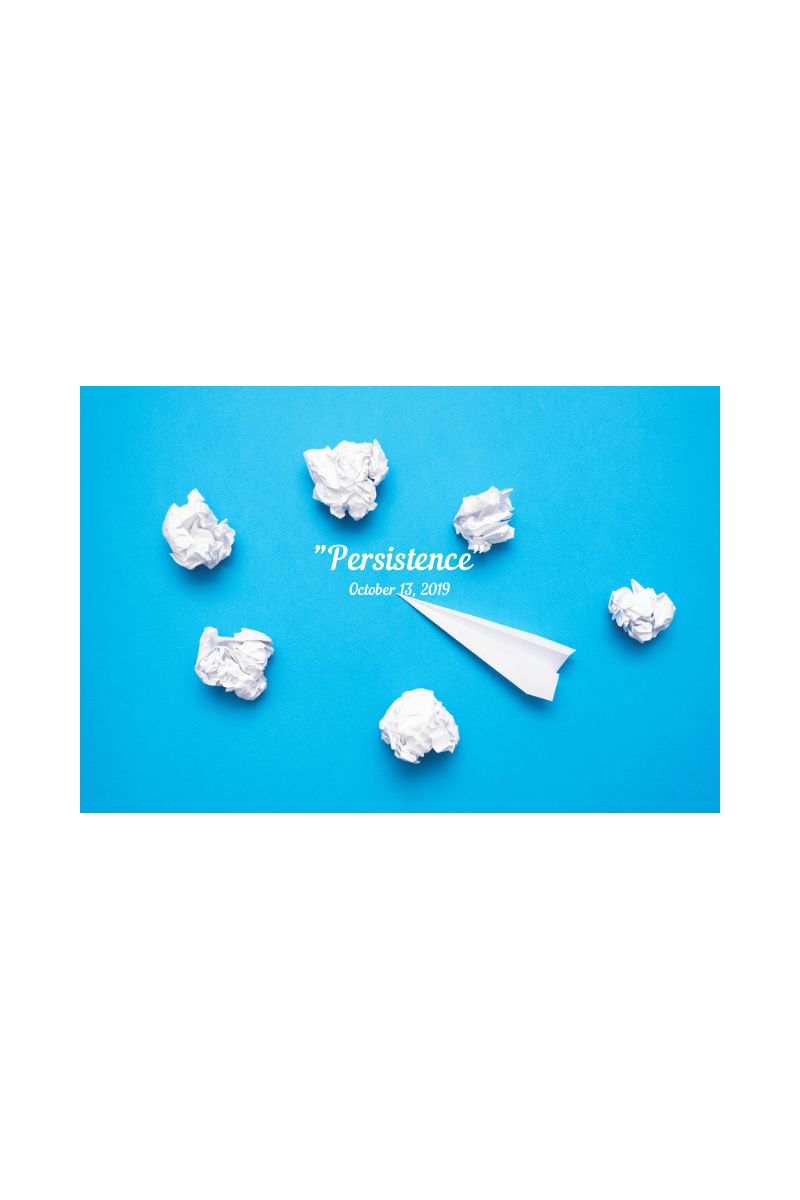 What "Persistence" Means to Me