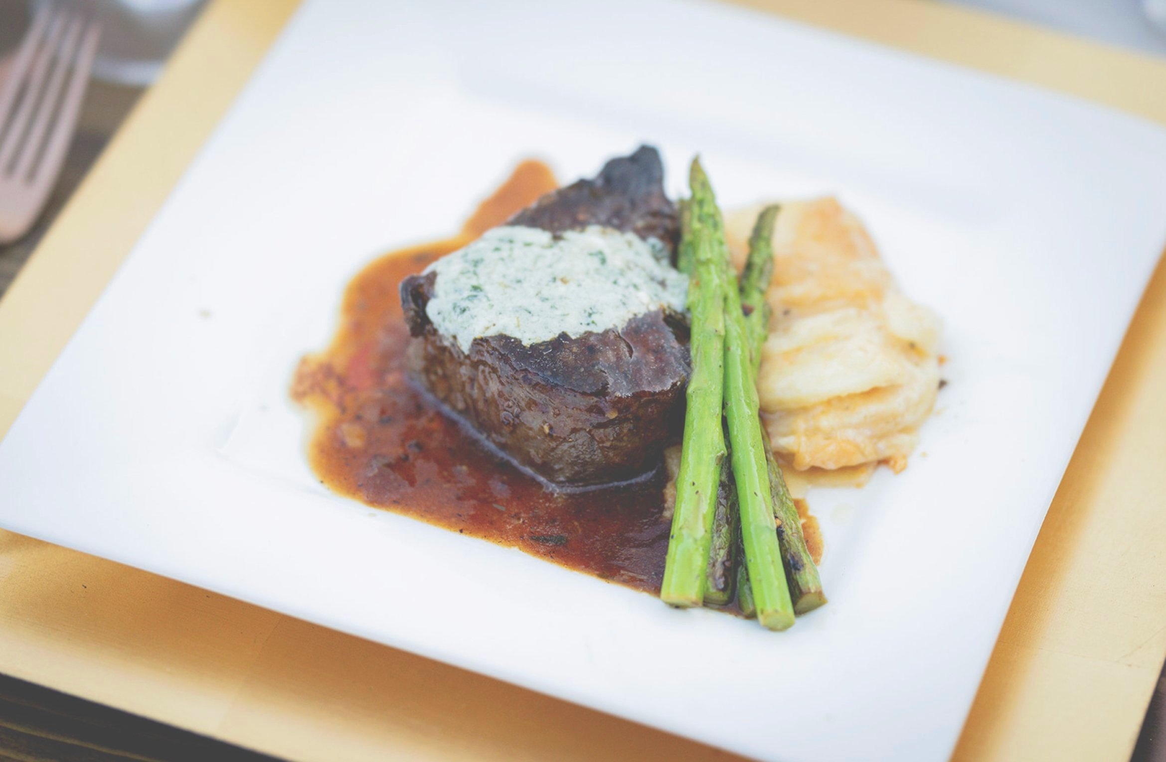 Blue Cheese  Filet Mignon catering in Northern California