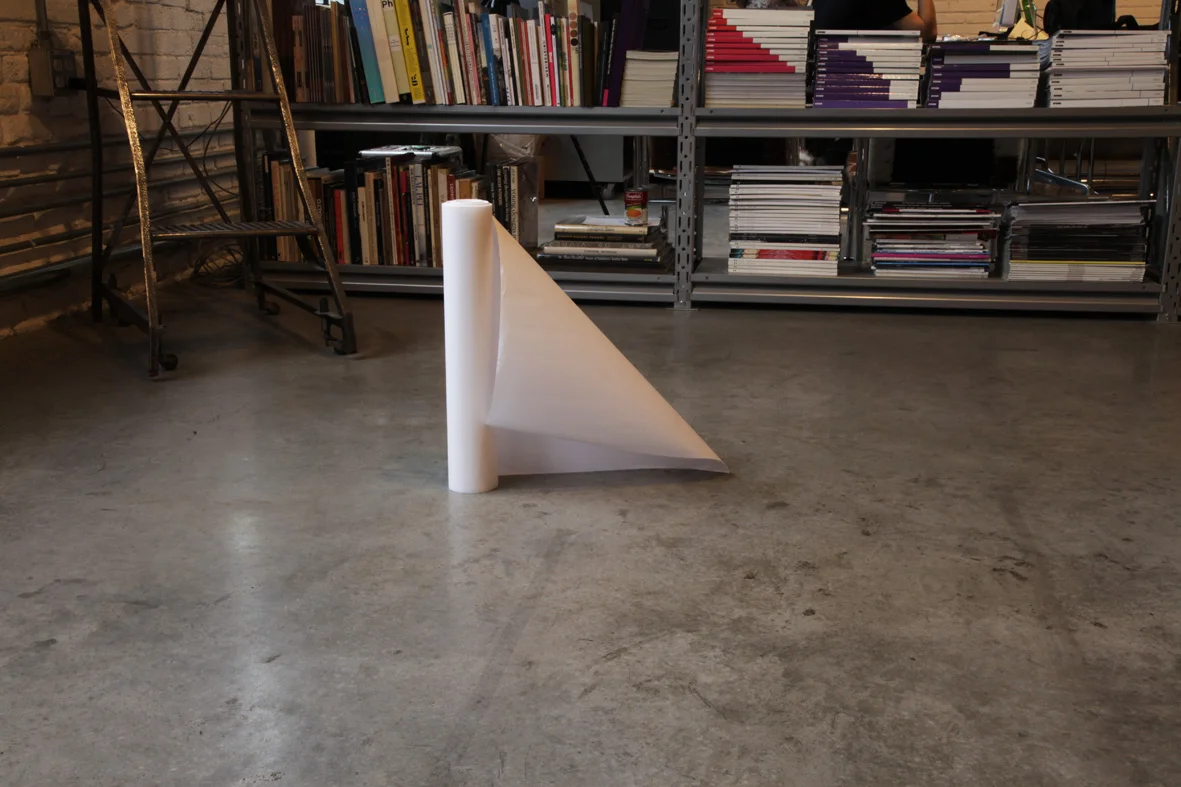 unroll and roll , parisian laundry, montreal, 2010