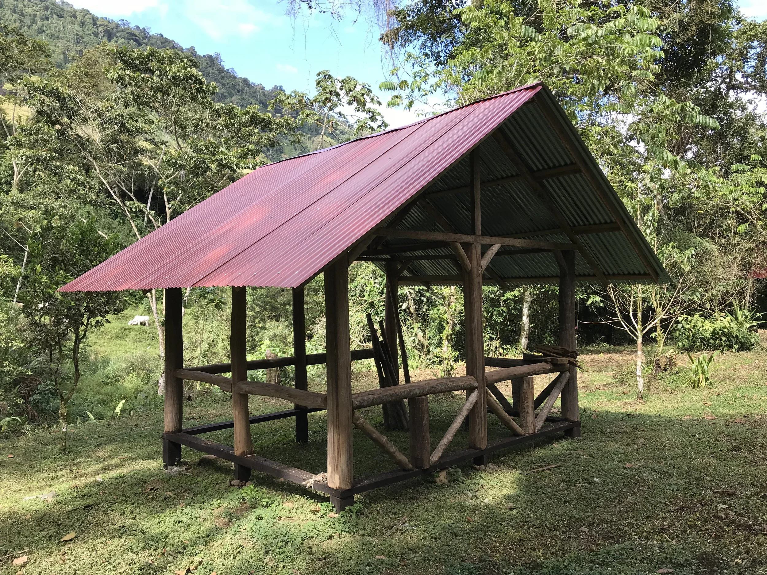 #5 Campsite. 1 Camper on a Grass Campsite with a Tin Roof.....$20 per night. Bring your tent or rent ours for a small fee. The Perfect Pavilion for Family Camping; $185/week, including 2 small children, 10 years old and under.