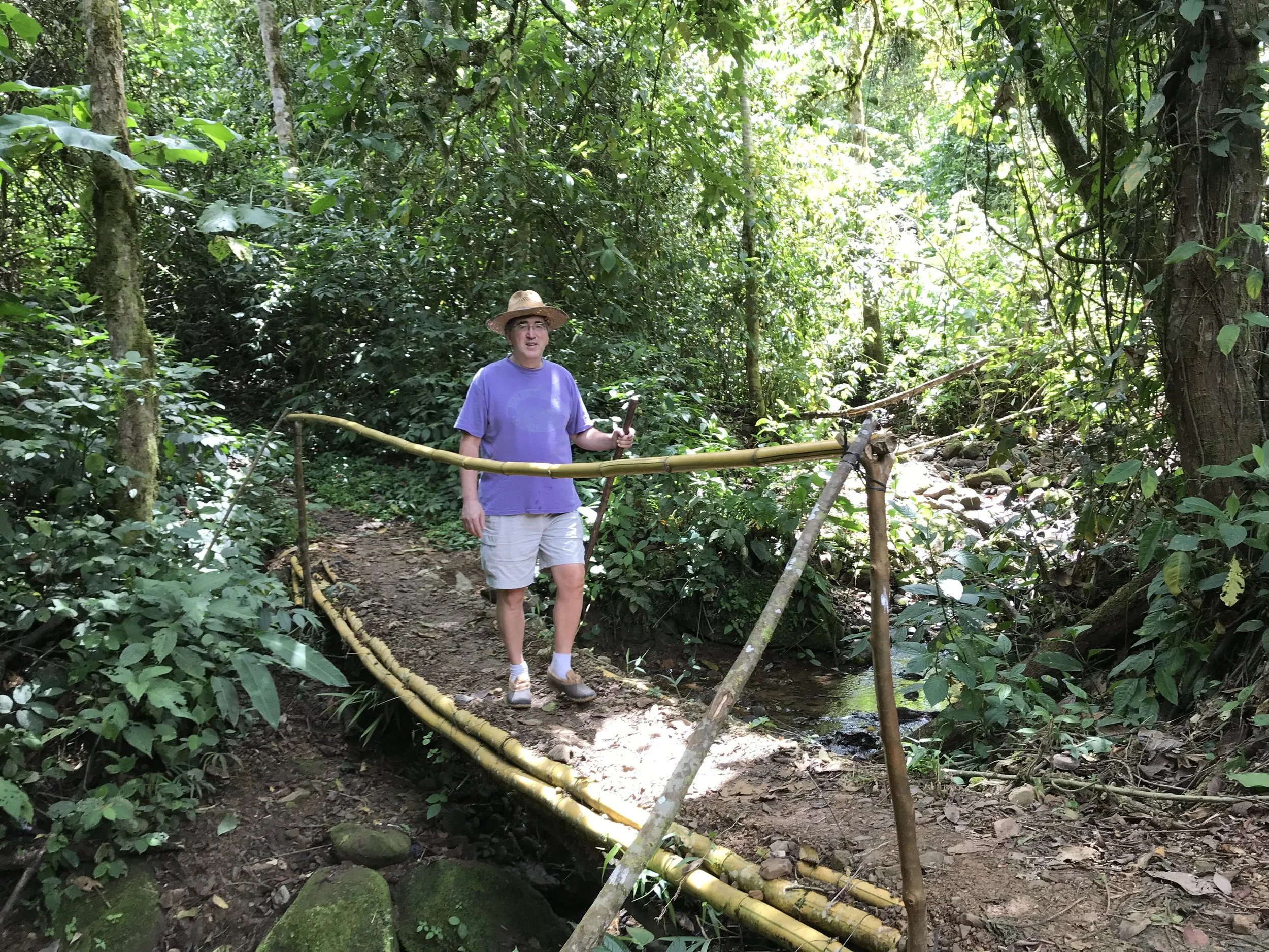 CROSSING THE BAMBOO BRIDGE