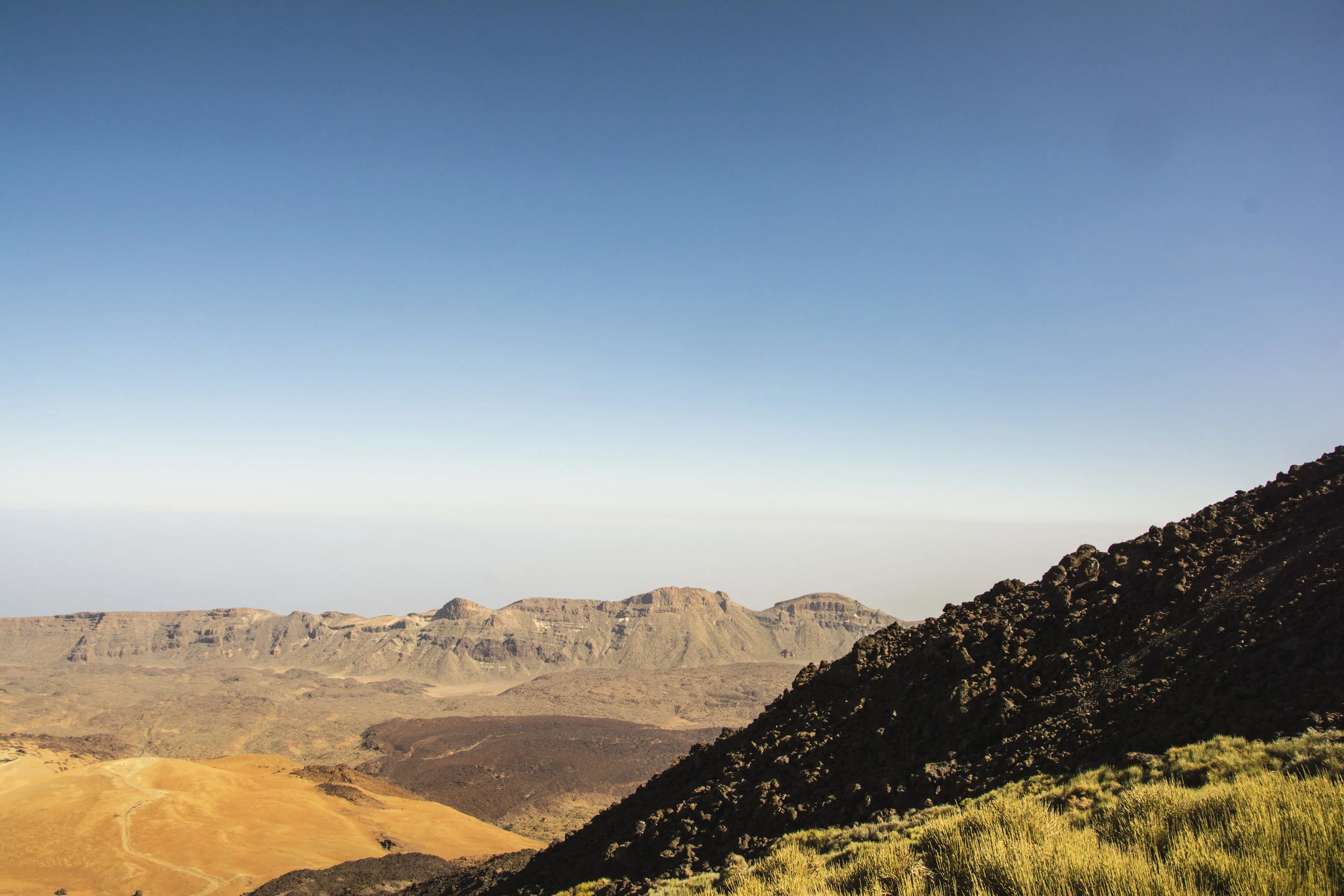 From the western face of El Teide