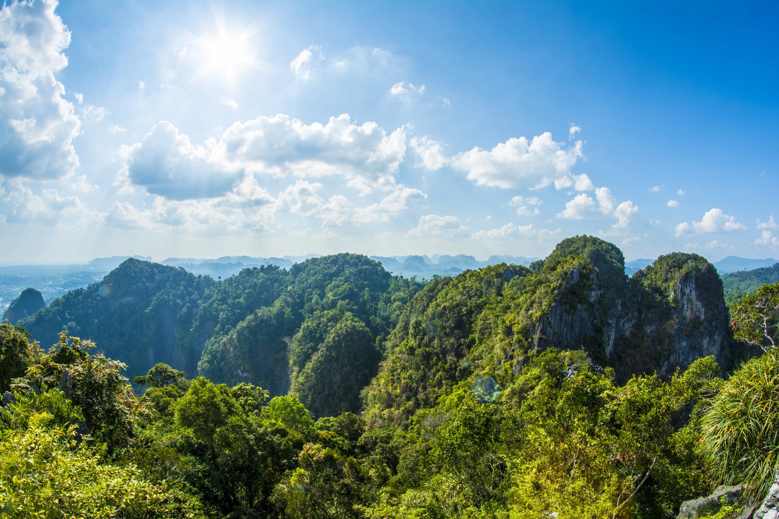 View from The Tiger Cave Temple