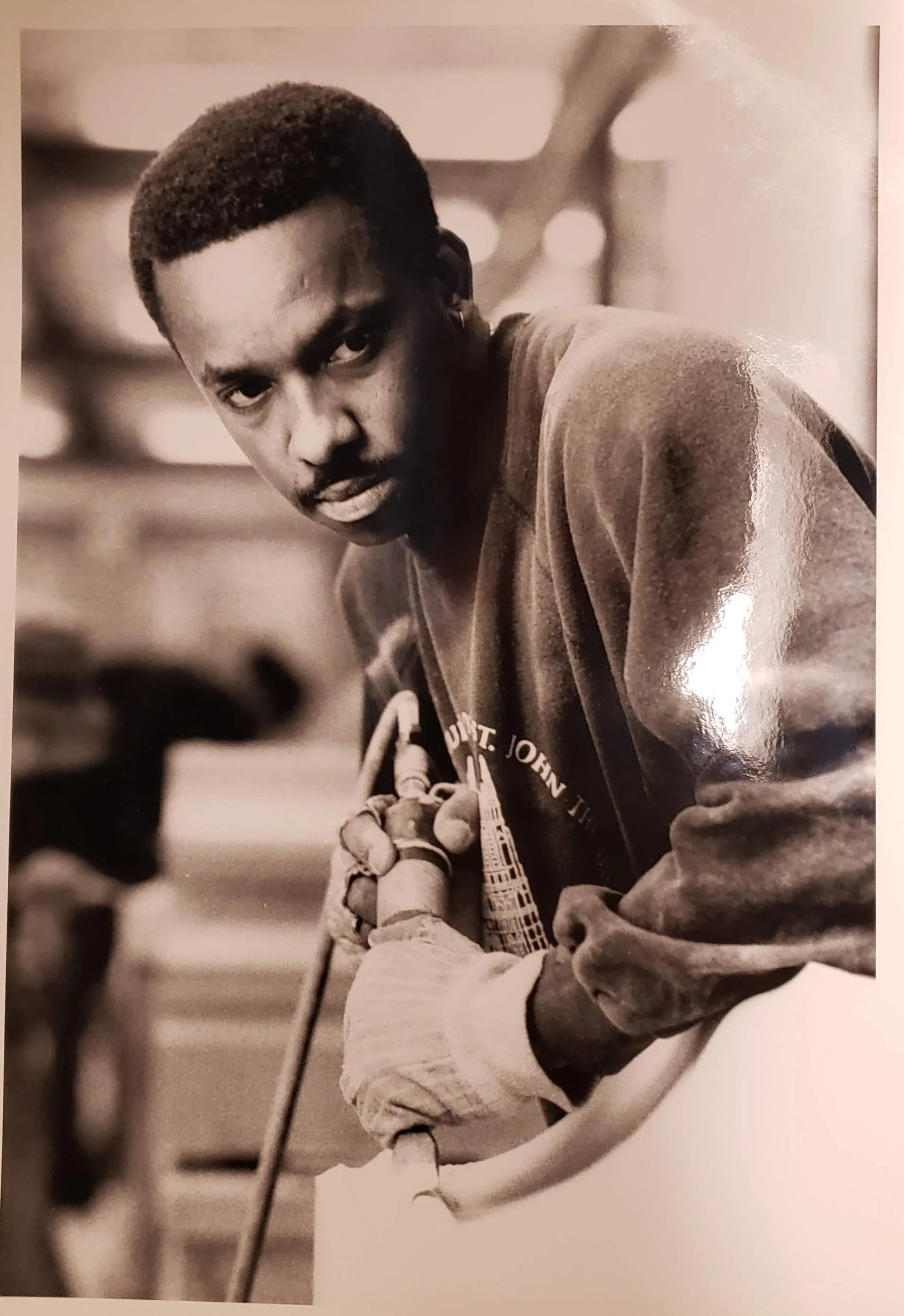 1980s: Portrait of a stonemason. “We will resume building this great house of God,” a  New York Times  profile of Morton quoted him saying, “and revive the dying art of stone craft by teaching it to the young people of our neighborhood.” Credit: Epi