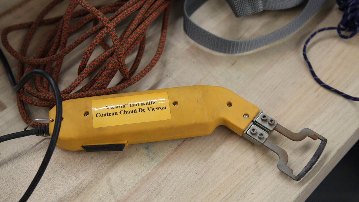 Rope cutting hot knife — Scope of Work