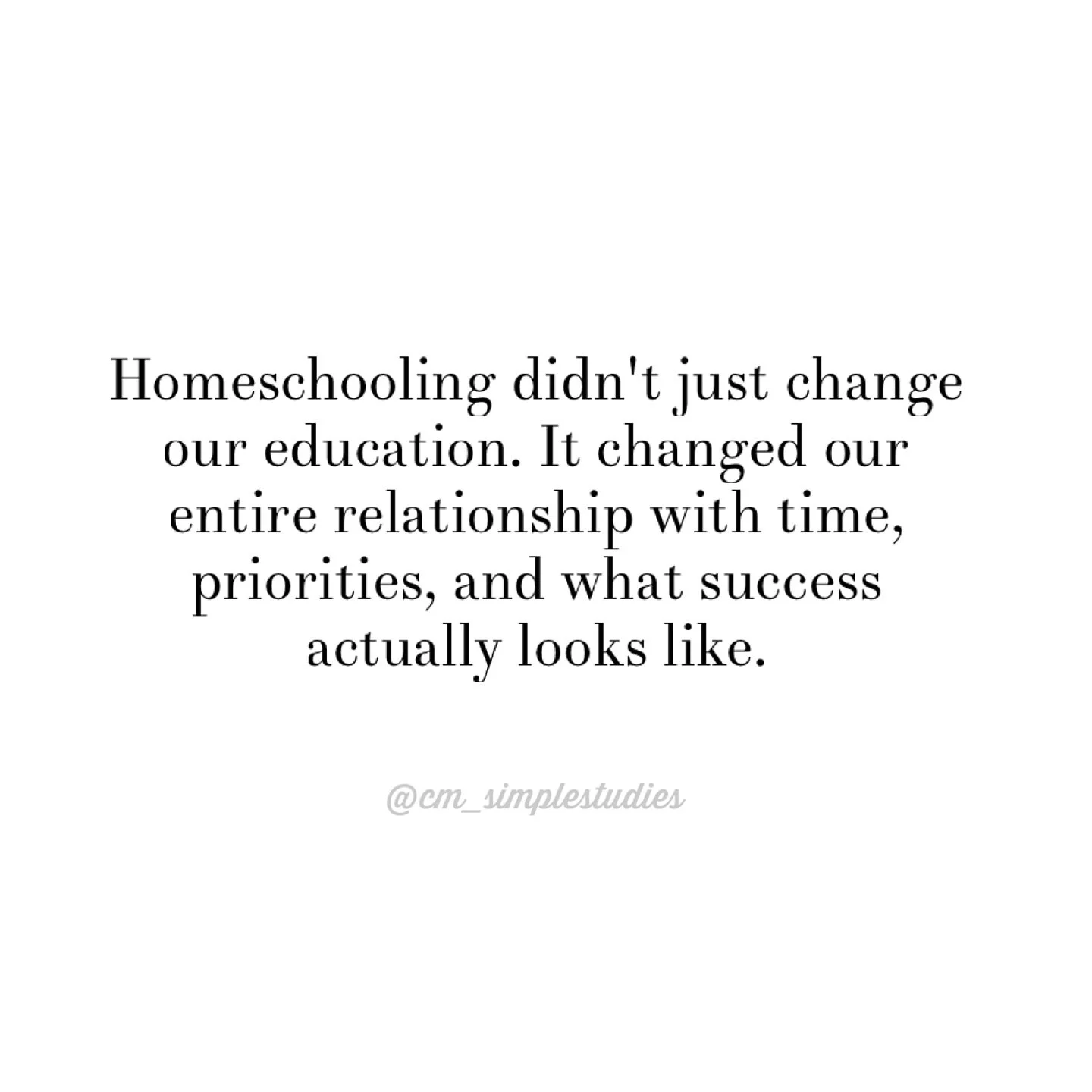 Homeschooling didn&rsquo;t just change our education. It changed our entire relationship with time, priorities, and what success actually looks like.