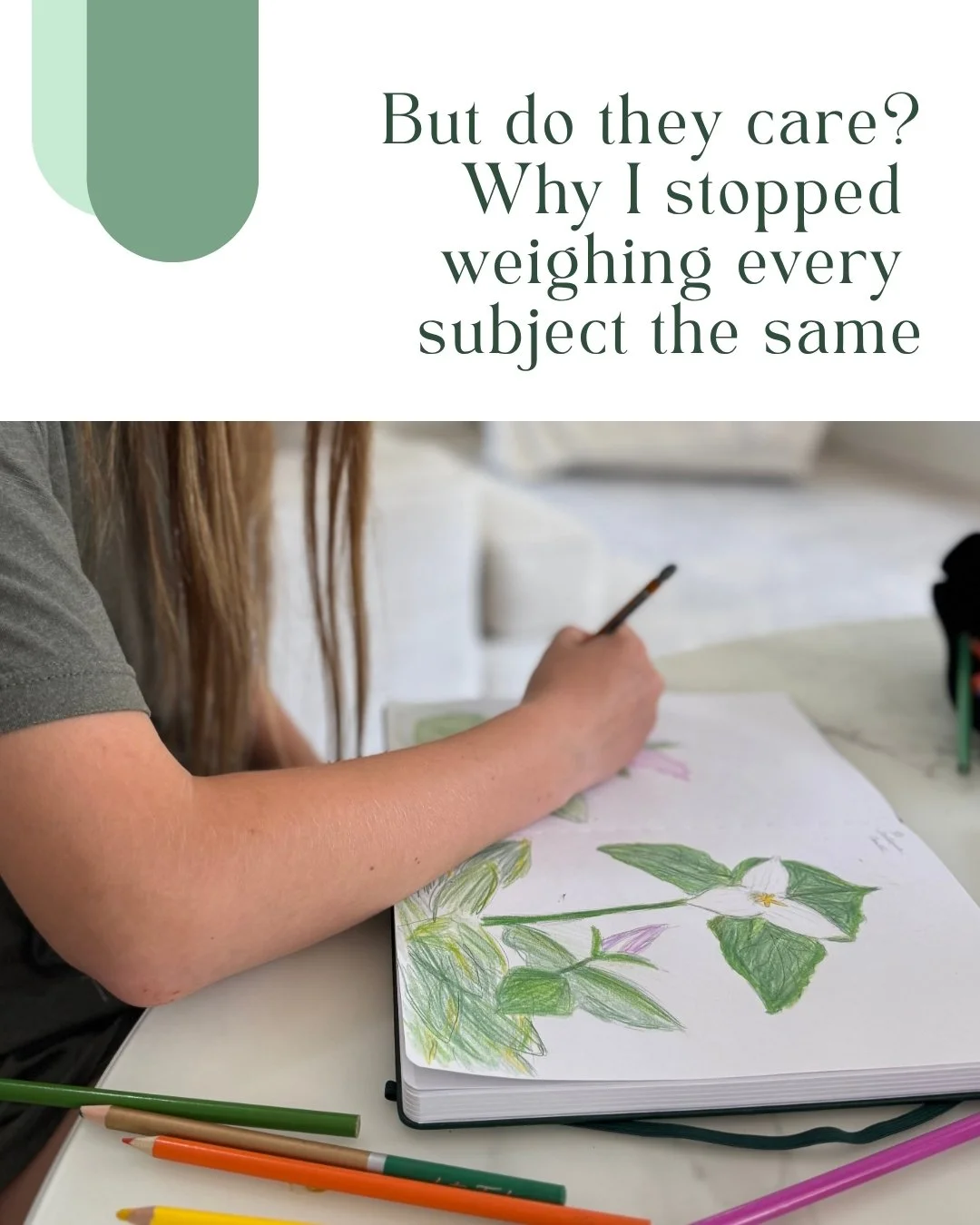 But Do They Care? Why I Stopped Weighing Every Subject the Same