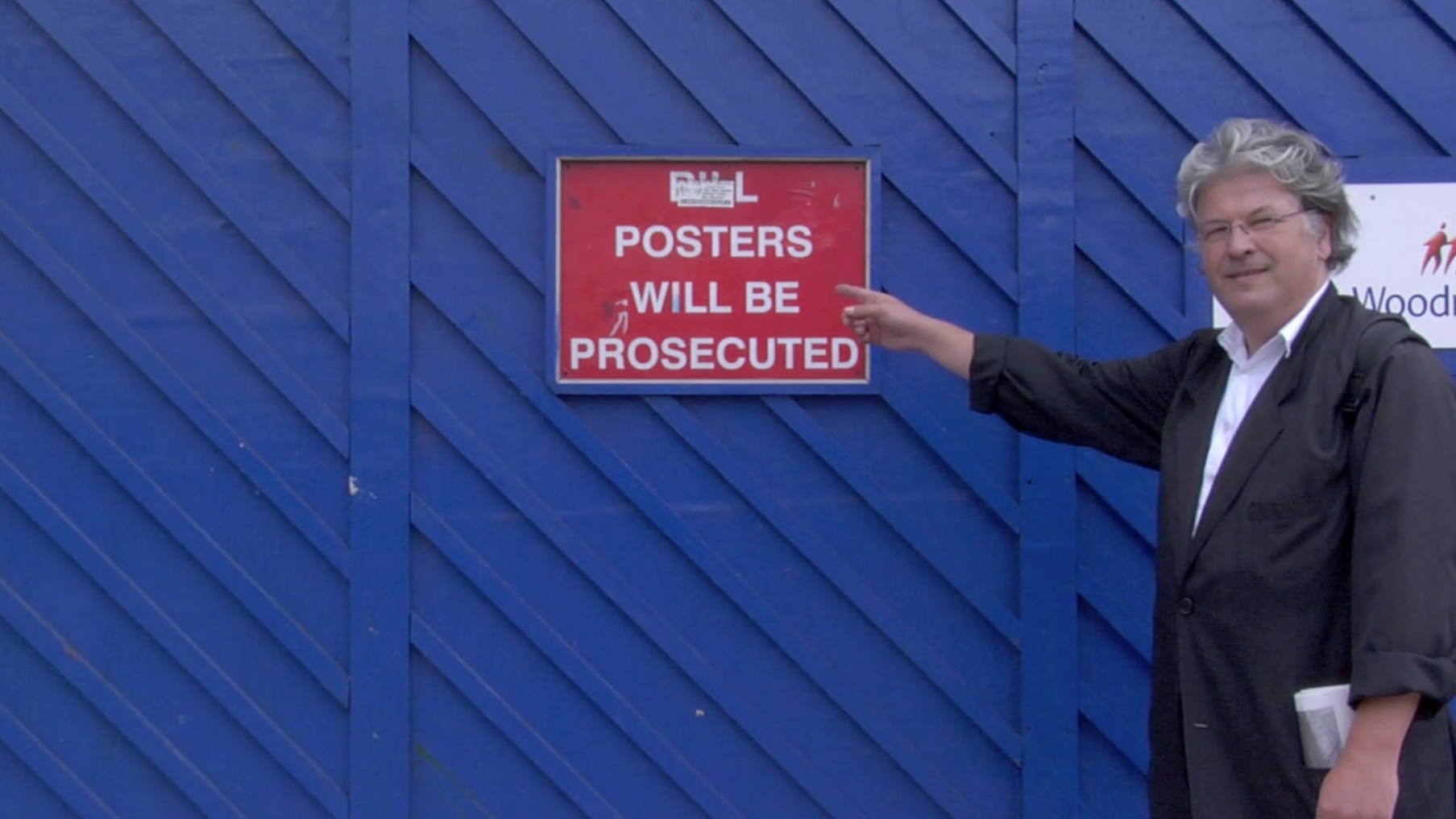 Movie still from “Helvetica” shows it saturating cities everywhere, subconsciously absorbed