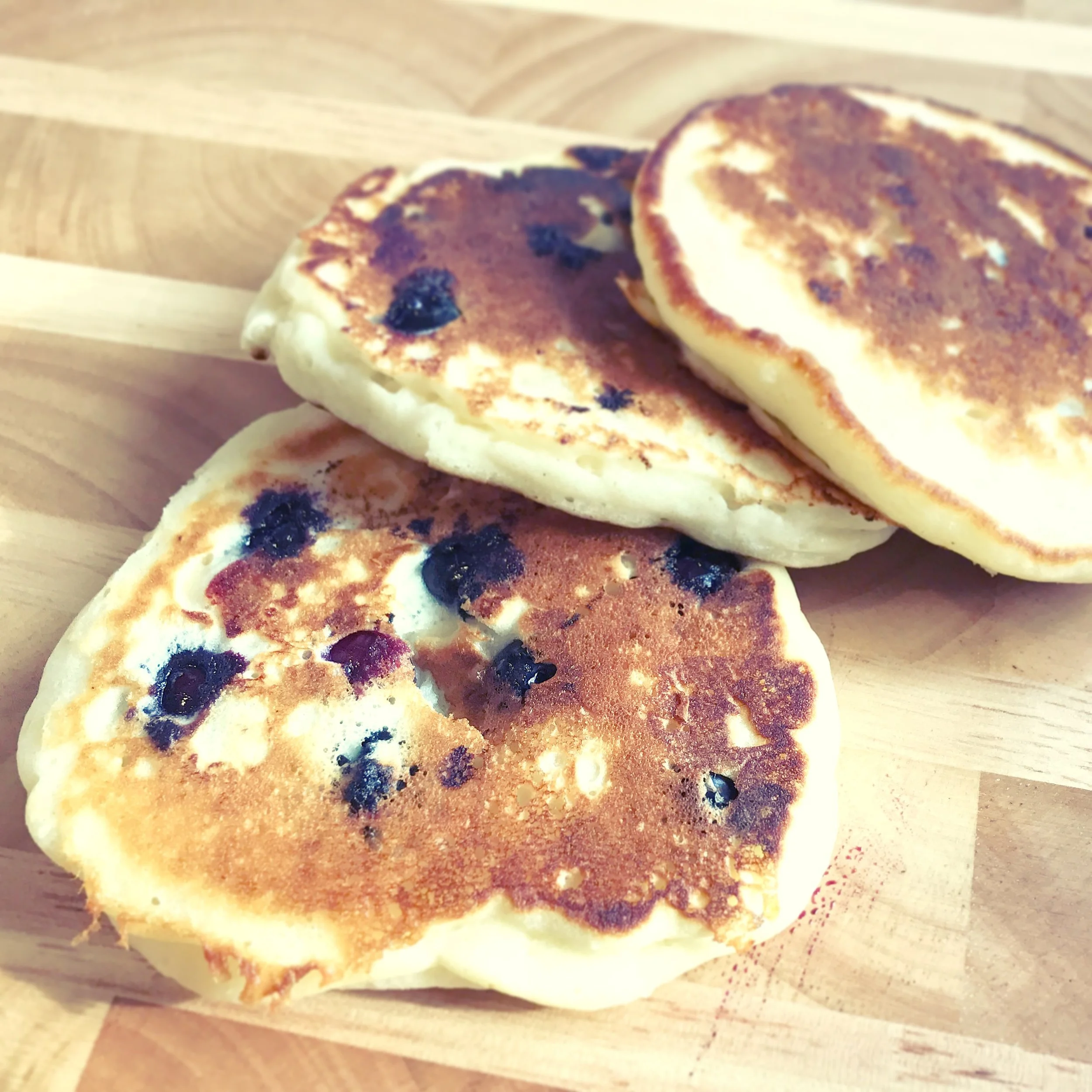 Heck, no-one here is going to judge you for using instant pancake mix, but for the mornings (or nights) when you want to revel in your inner domestic Goddess, here's a yummy pancake recipe that's almost as easy as instant.