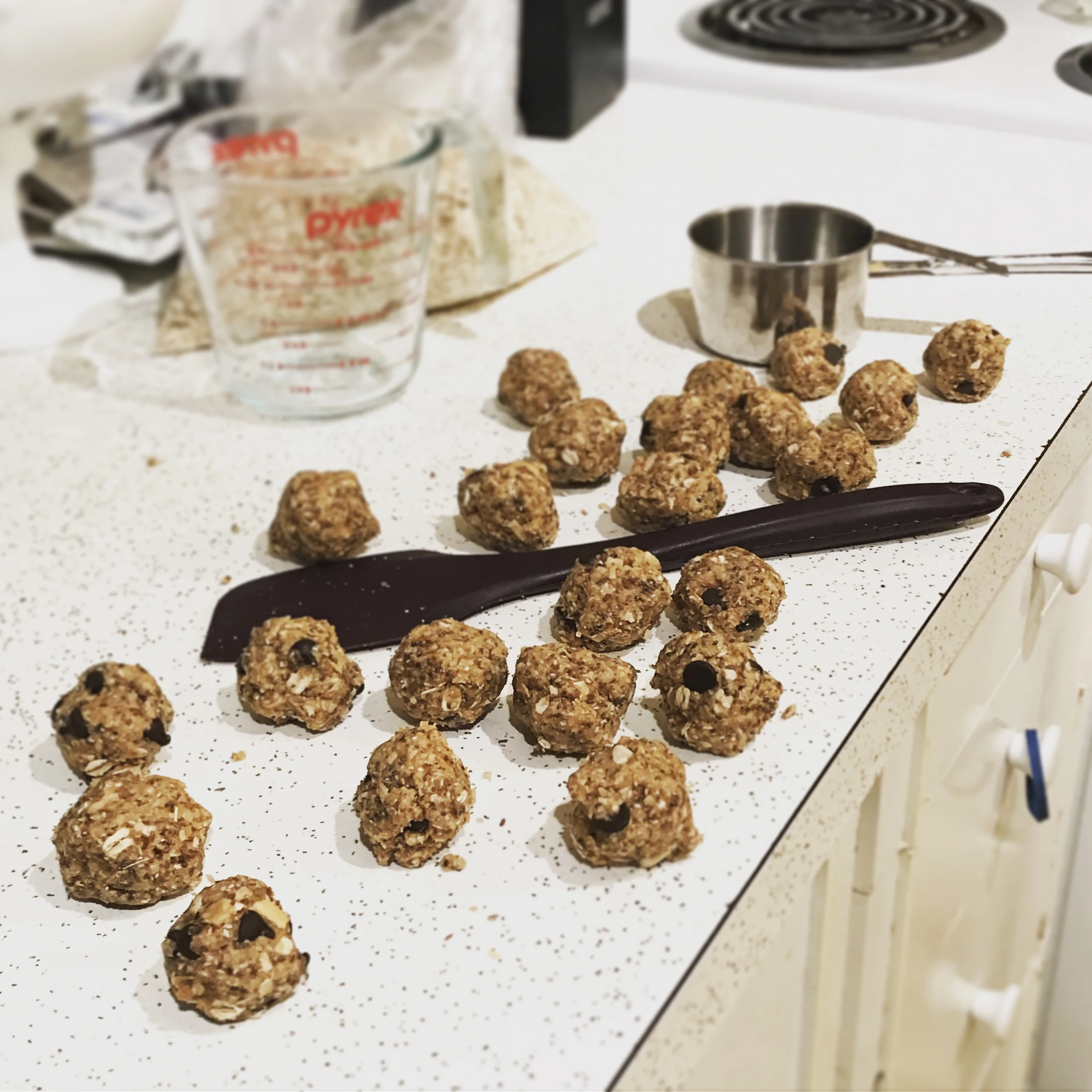 Not made with actual crack (or testicles), but they will bring a smile to your mouth every time because they're freaking delicious and way too easy. Plus, it's fun to say balls. Balls. (giggle giggle) Balls.