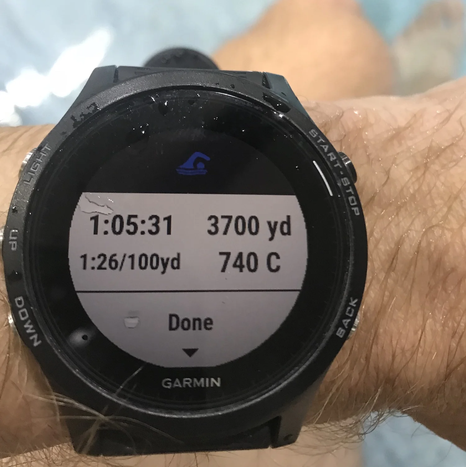 One of my longest swims in years (outside of Ironman)