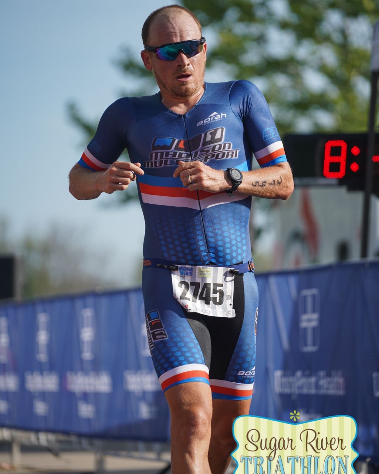 Today Coach Steve got to race at the local Sugar River Sprint Triathlon. From starting the year not being able to run to being able to run and compete with no pain, it&rsquo;s been a great year getting back into it. Thanks @focalflame for the great p