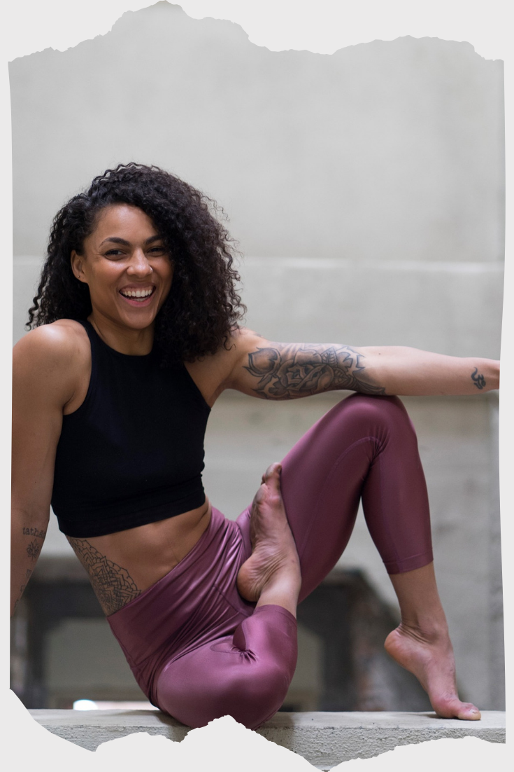 Dominique Davis | photo courtesy of Dirty South Yoga Festival Facebook
