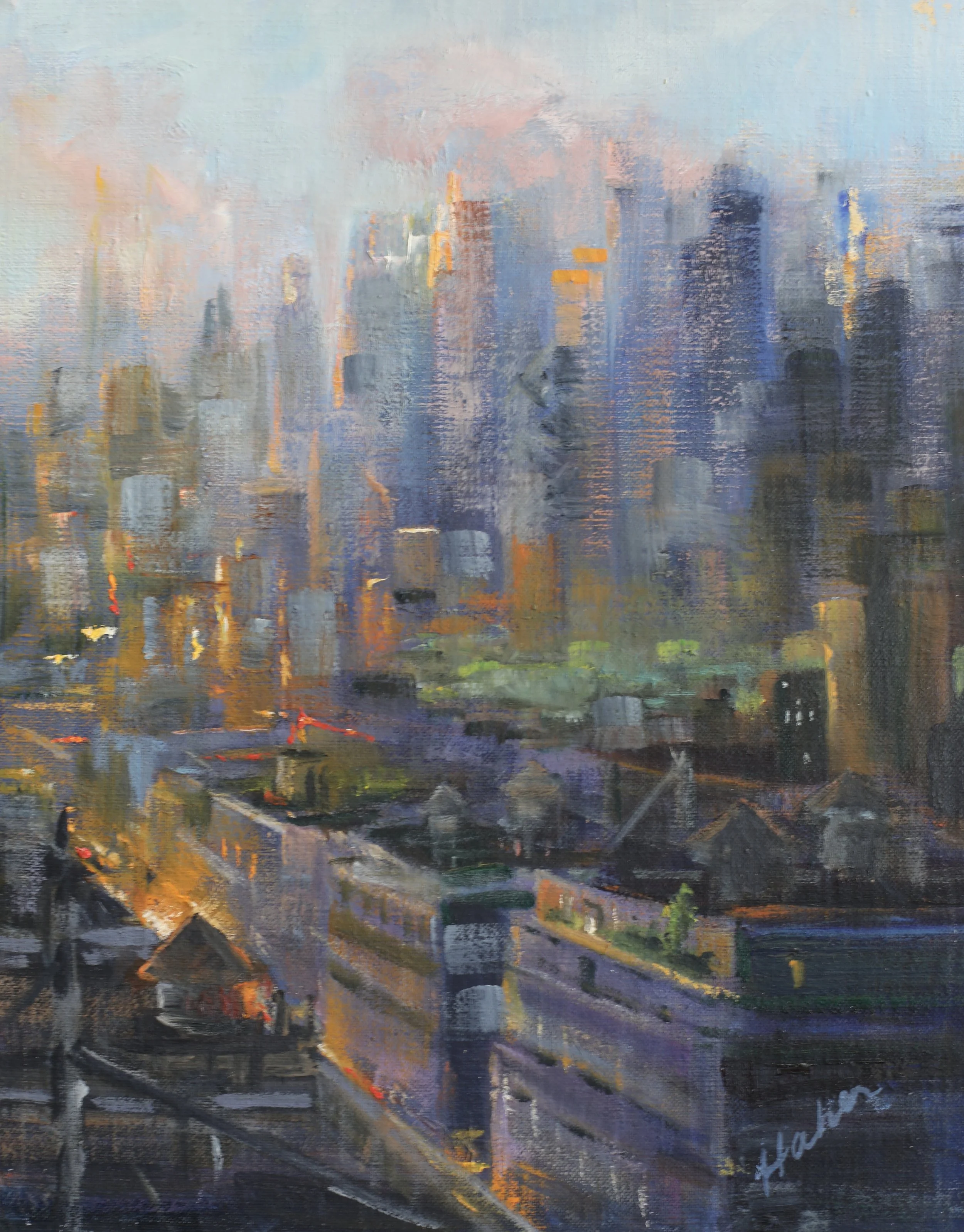 Evening View from Our Window