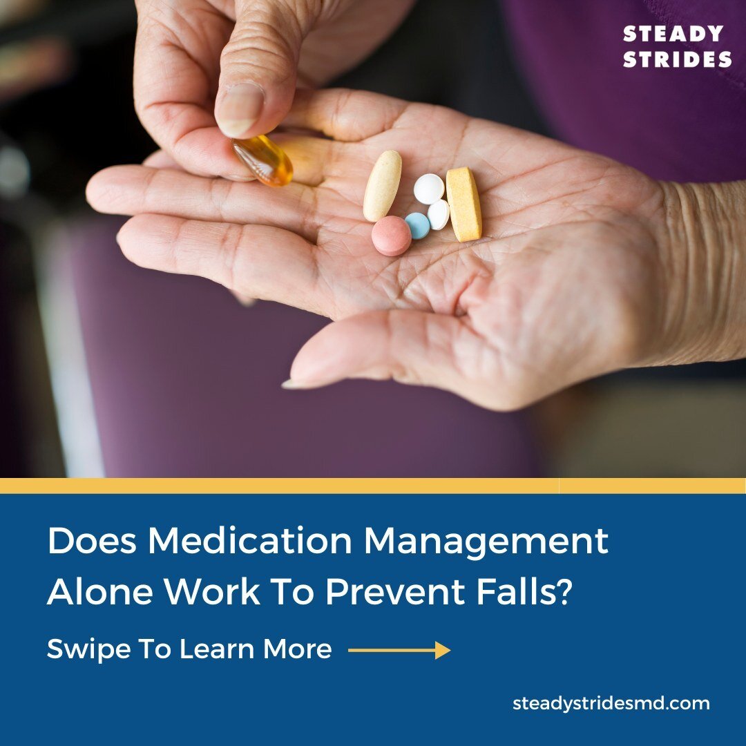 💊 Everyone knows that if you are at risk of falls your doctor should review your medications. Question is, does medication review alone have an effect on reducing falls?

💡 A large study at the Centers of Disease Control (CDC) examined over 10,000 