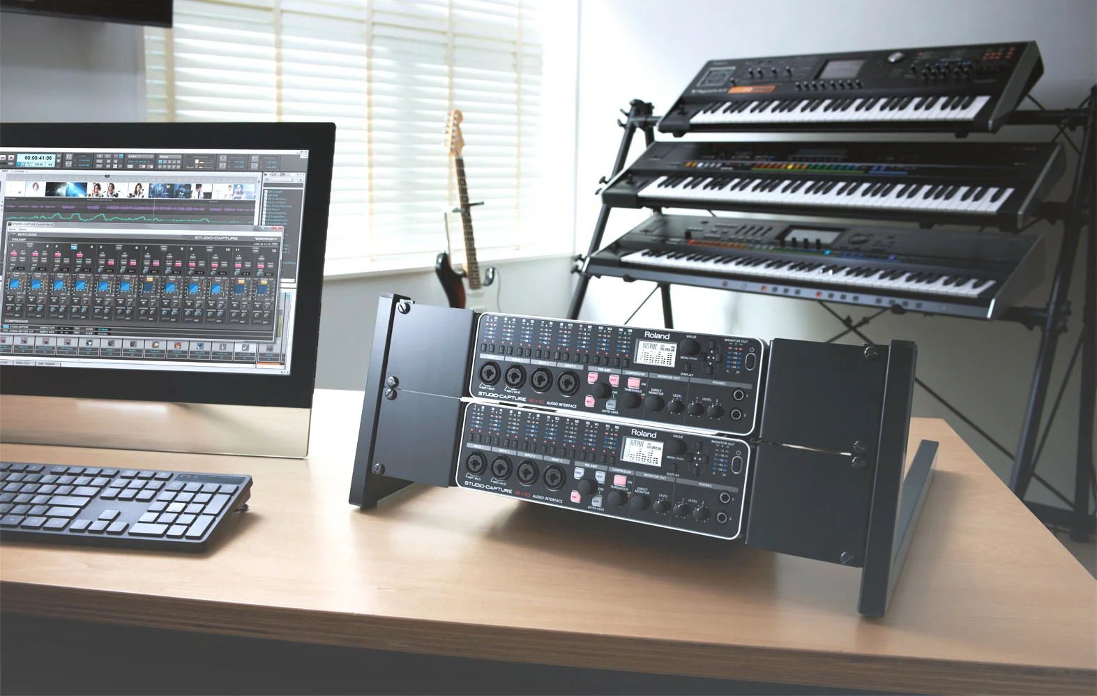 The heart of Songcraft's studio: Roland STUDIO-CAPTURE