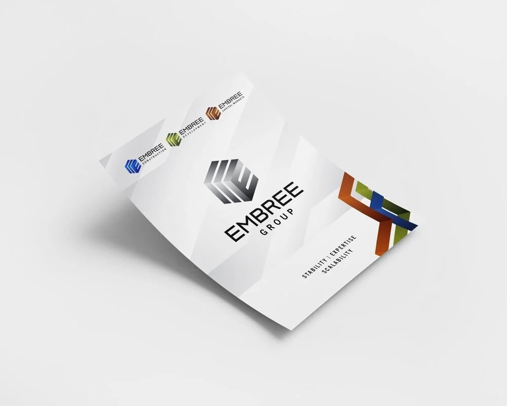 Rebranded Brochures for Embree Group