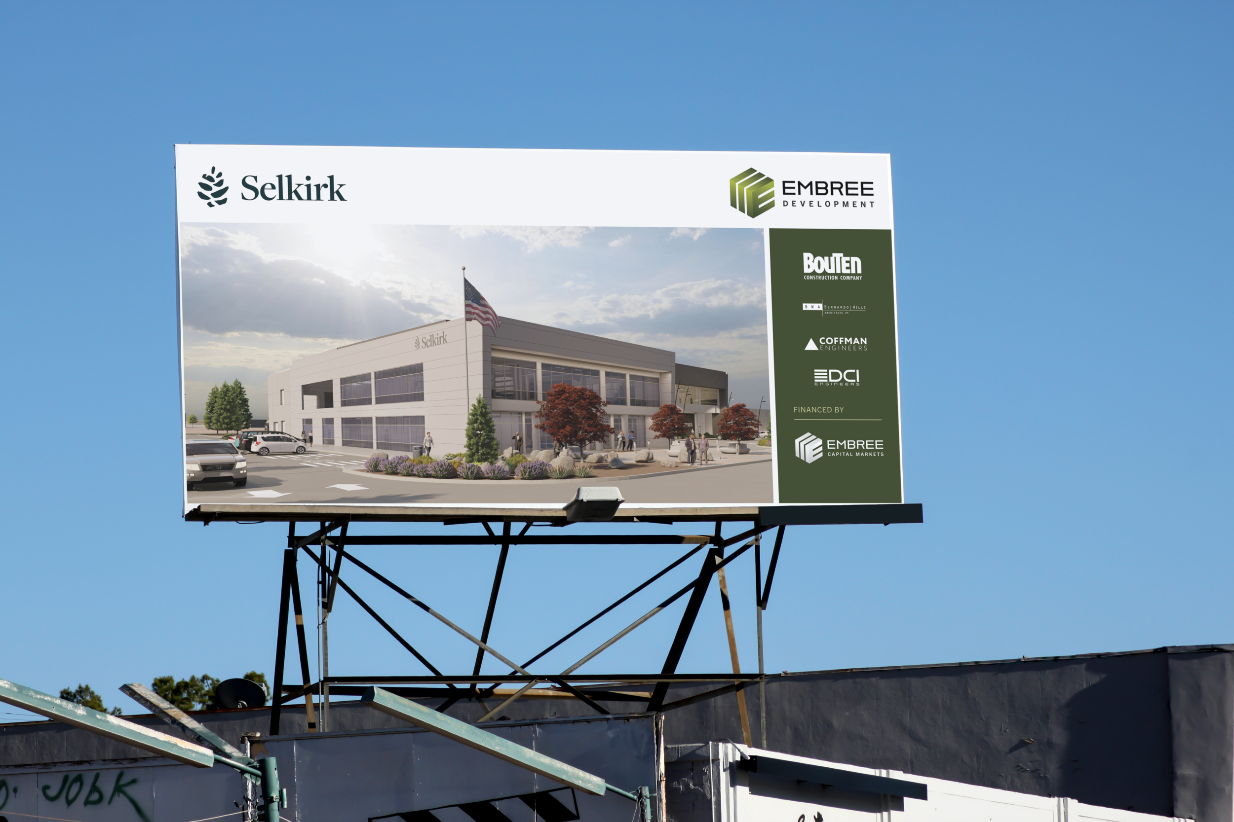 Selkirk Pharma Sign for Embree Development