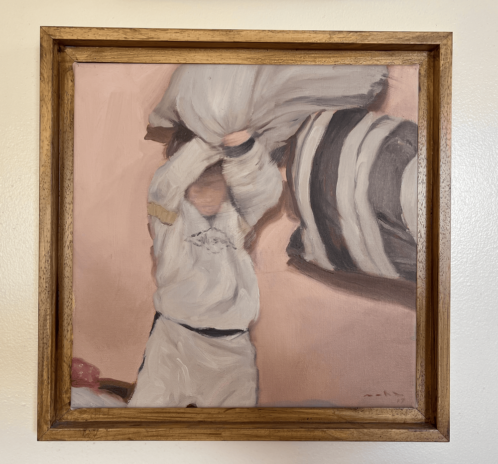 Mohamed l’Ghacham, El Dormitorio II, Oil on canvas, 2017
