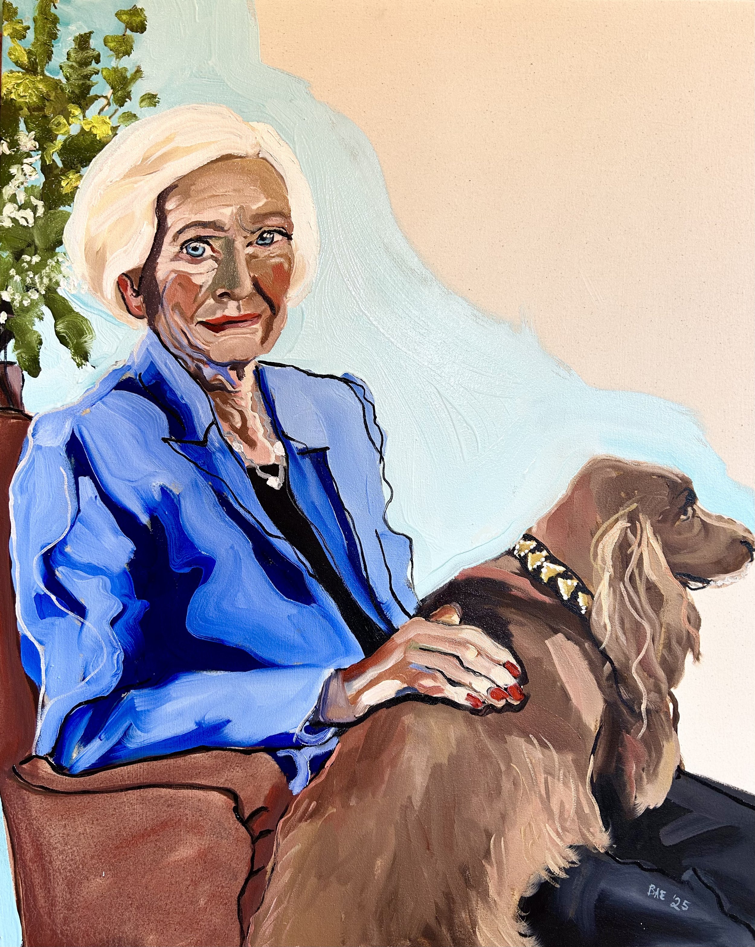 Portrait of Dame Mary Berry
