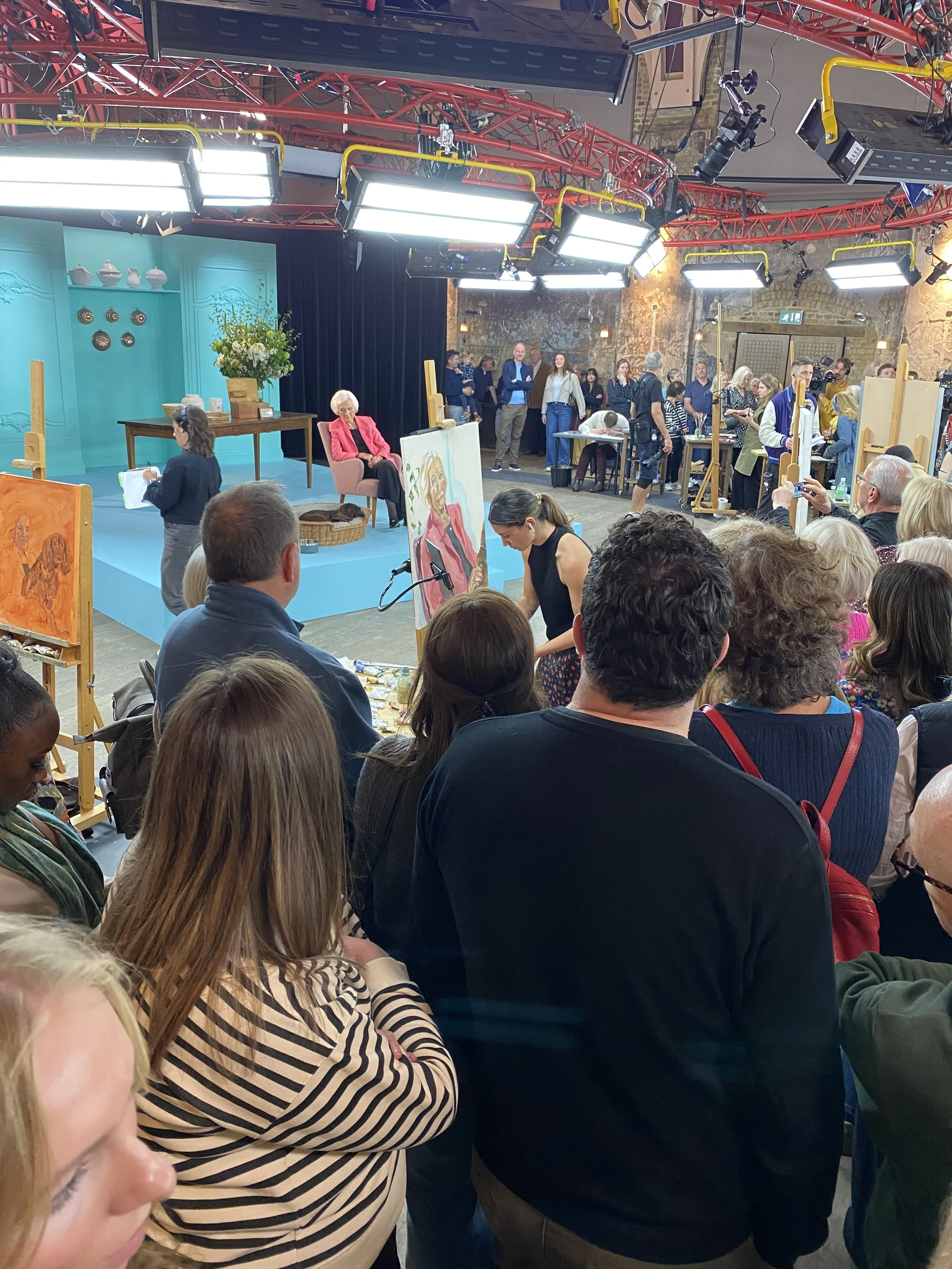 Audience on set during the Semi-finals