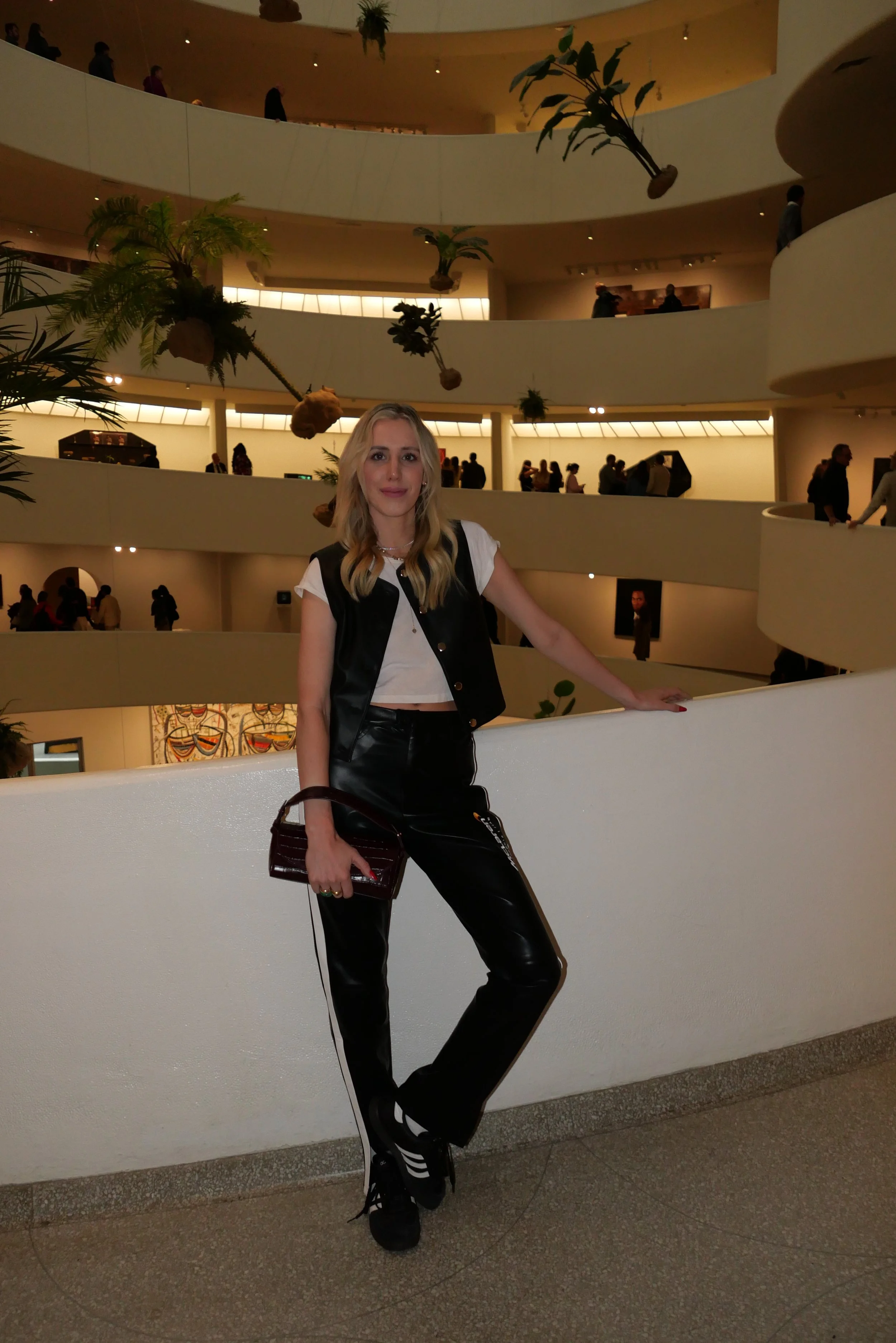 Erin visiting the Guggenheim in New York