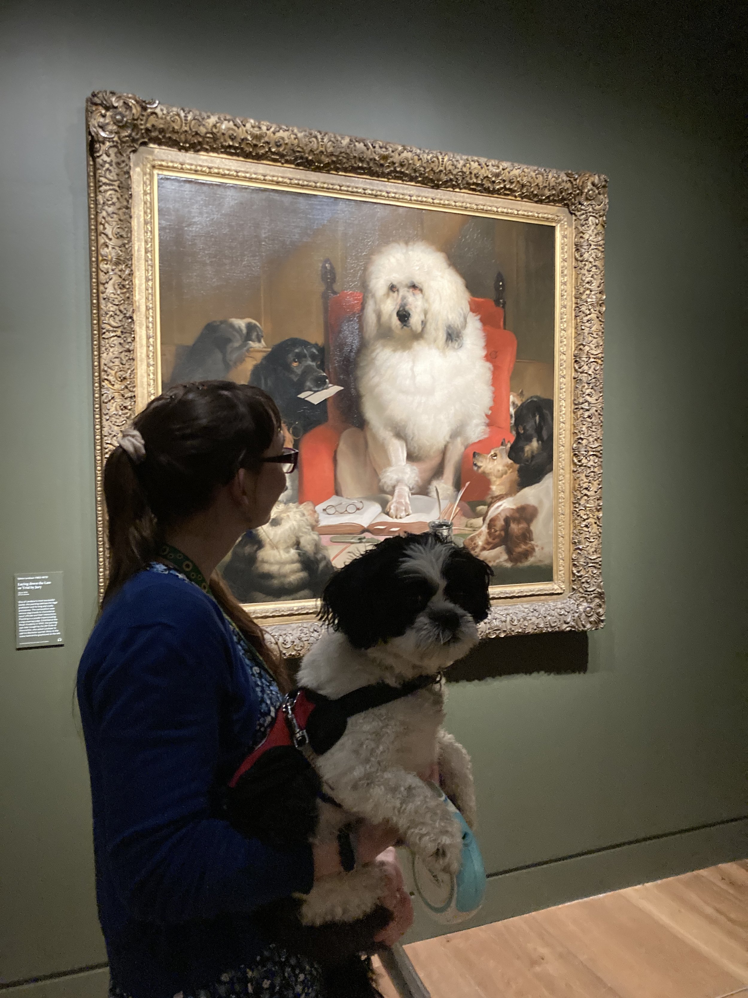 Anna at the Wallace Gallery
