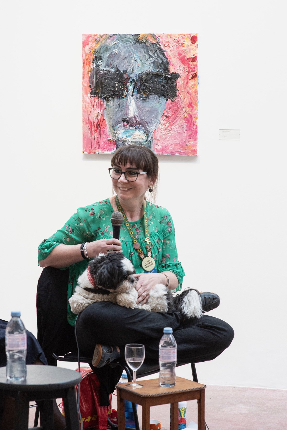 Anna speaking on a panel, Greatorex Gallery, June 2026.JPG