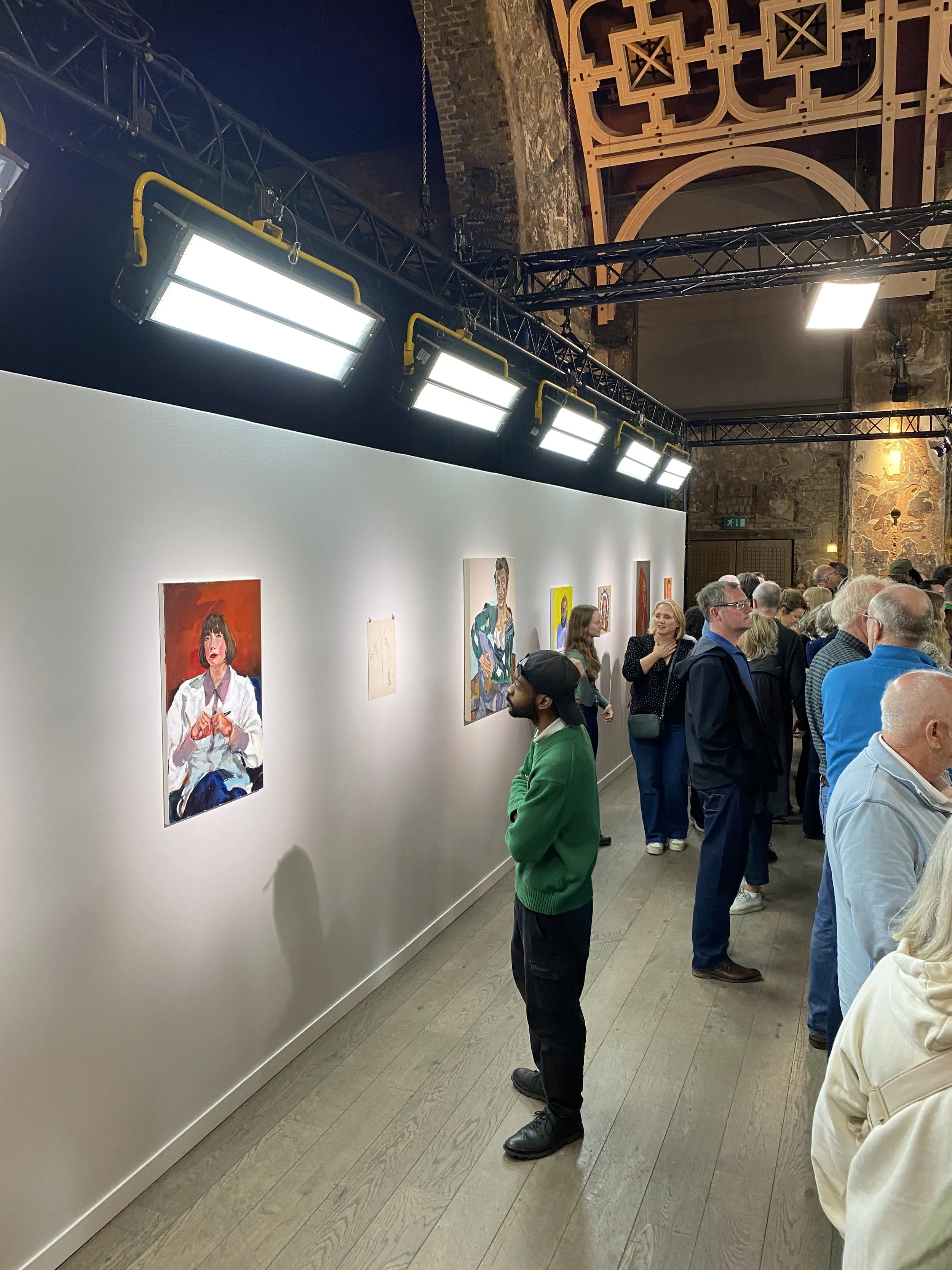 The Semi-finals wall on set