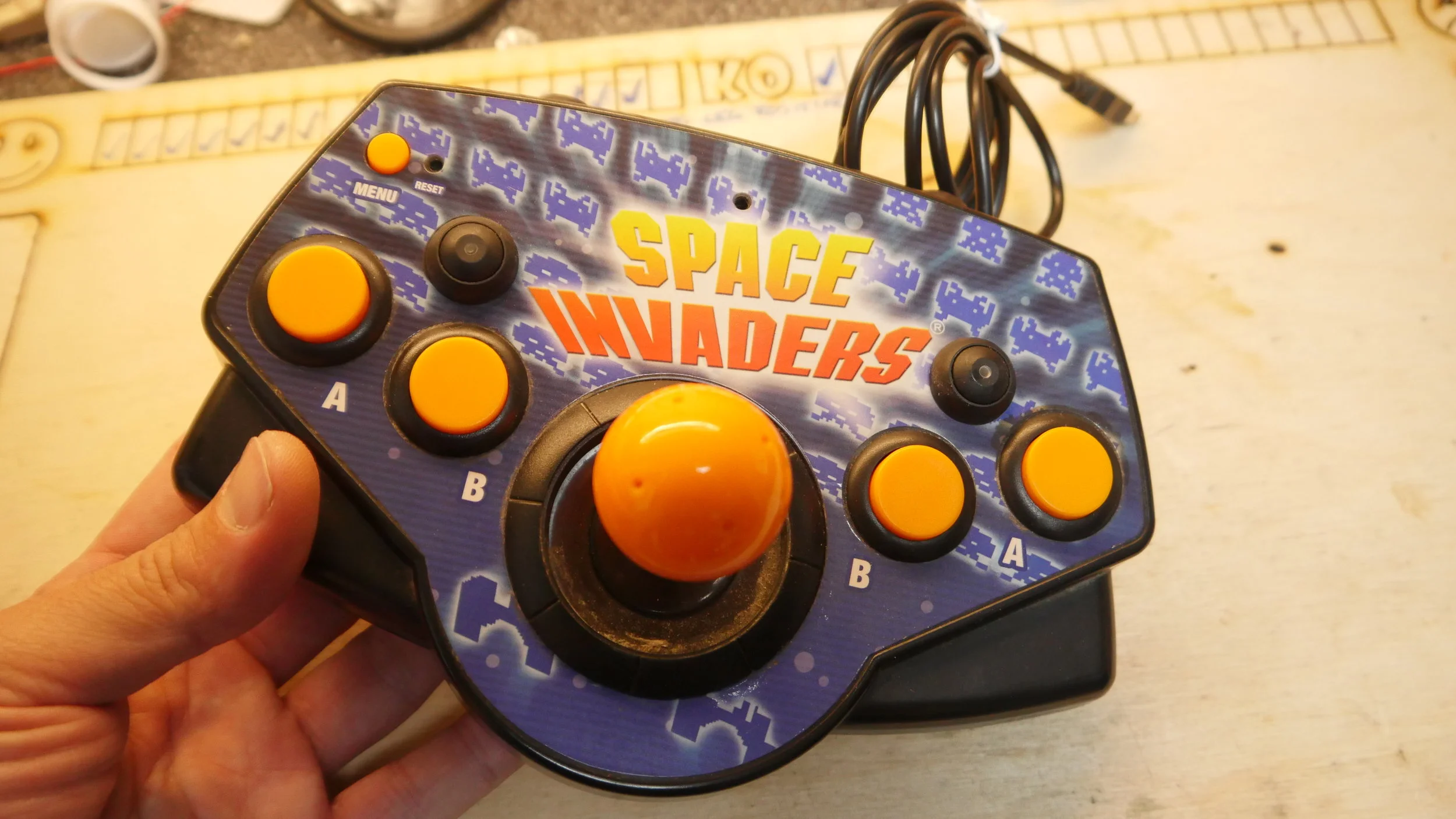 Space Invaders Joystick The Backoffice