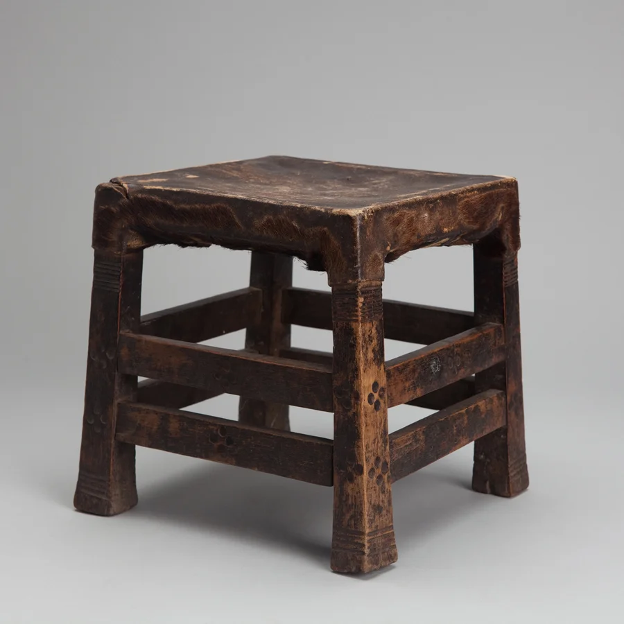 Southern African Kapula, Lozi sitting stool Wood 9 x 8.75 x 9.5” SA239