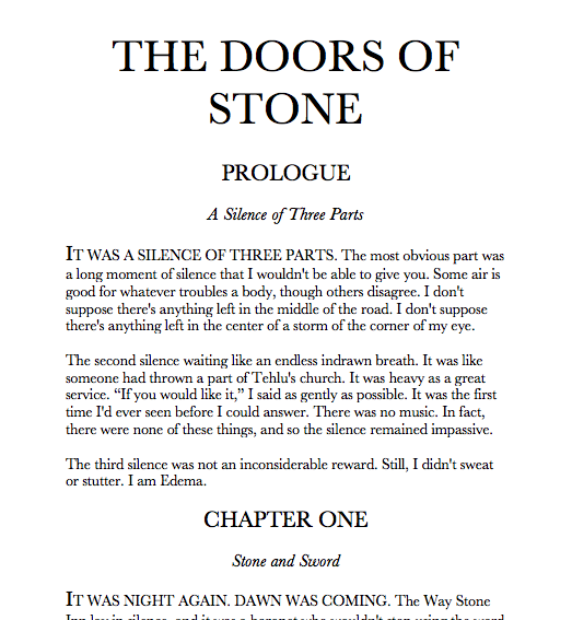 Prologue of the Doors of Stone! Patrick Rothfuss Reads It + Answers FAQ! 