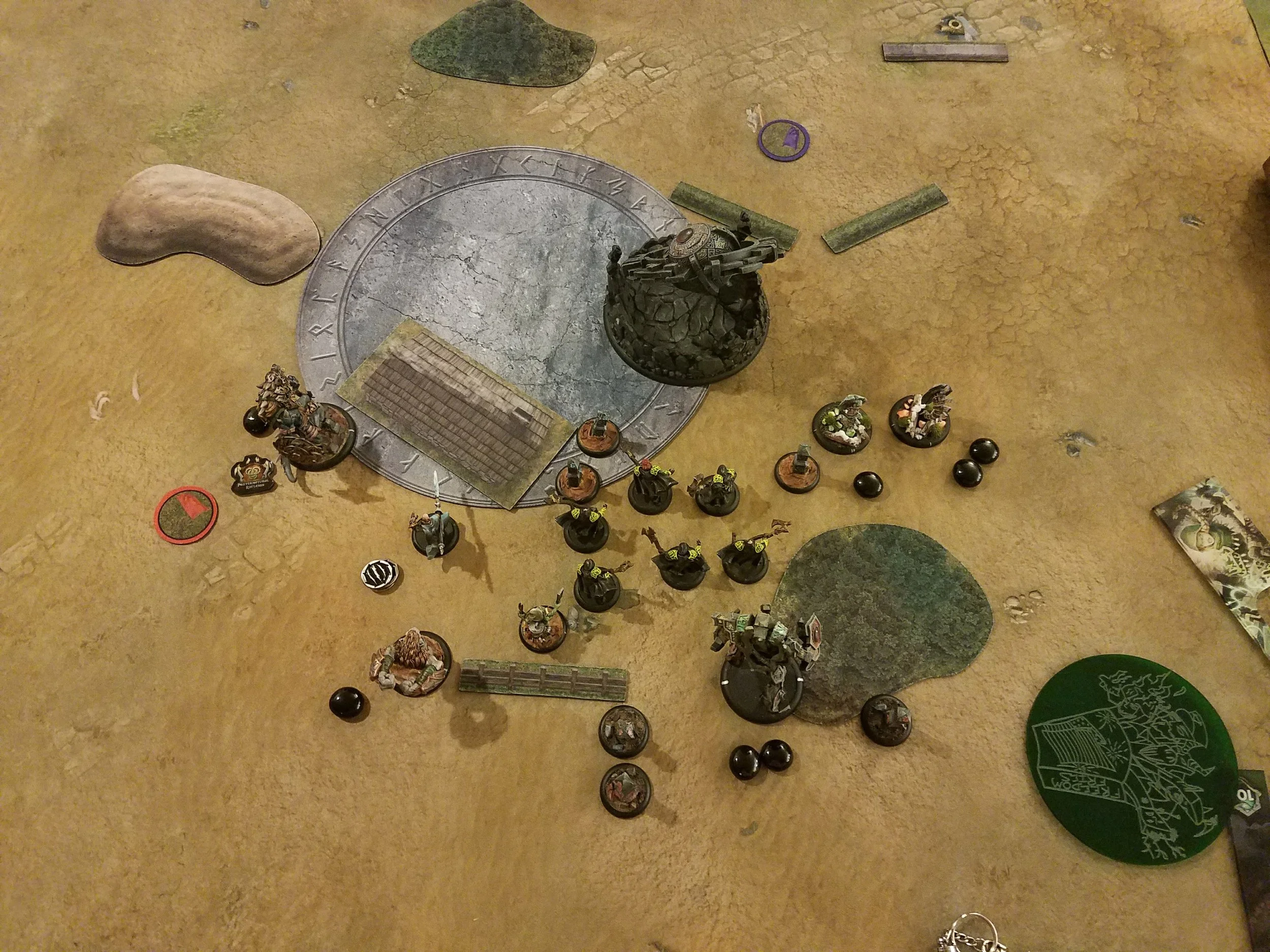 Leading from the front - that's what I call a battle engine!