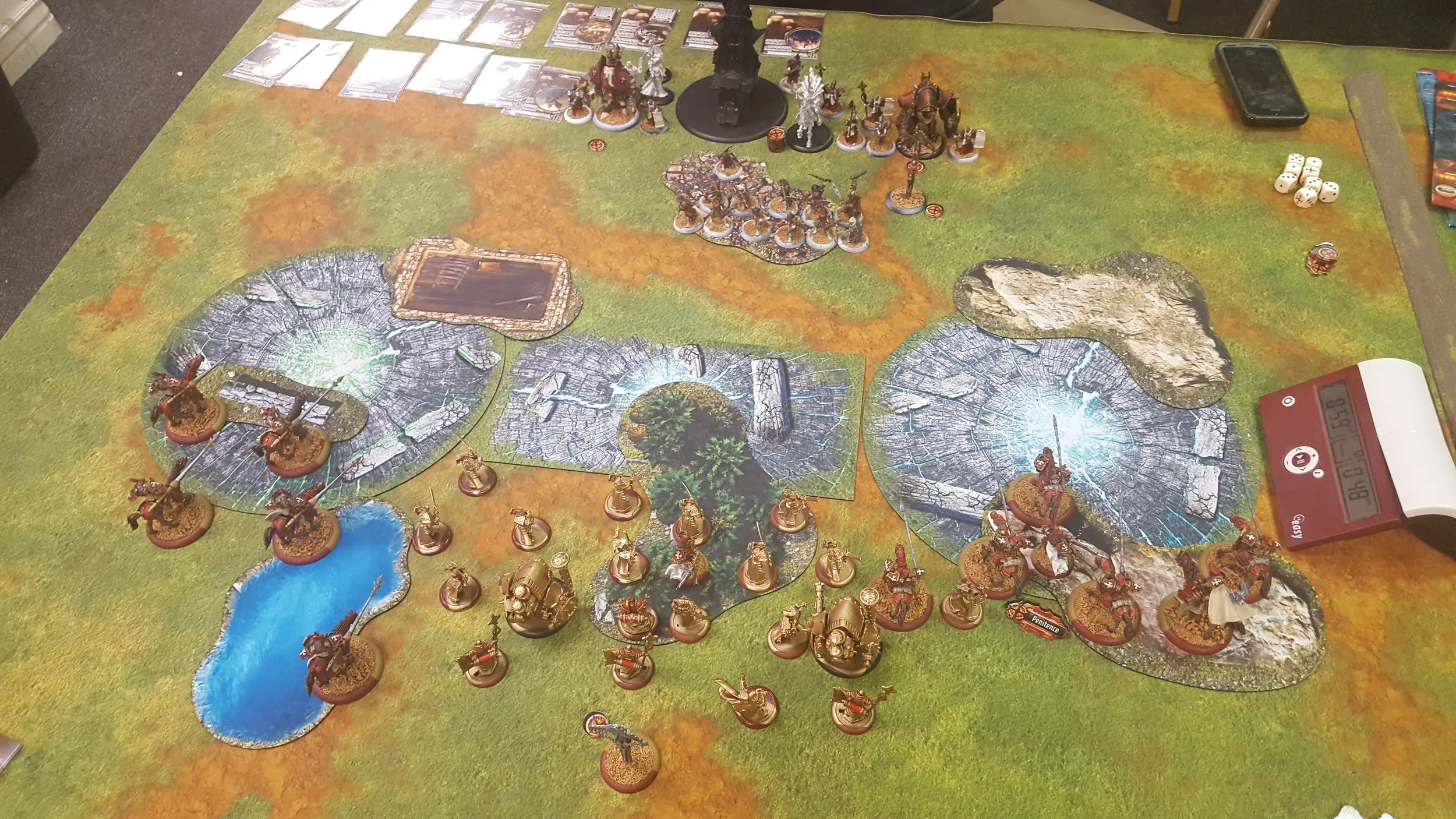 Note, the Vengers held back a bit. Stupid Idrians, making me play conservative...