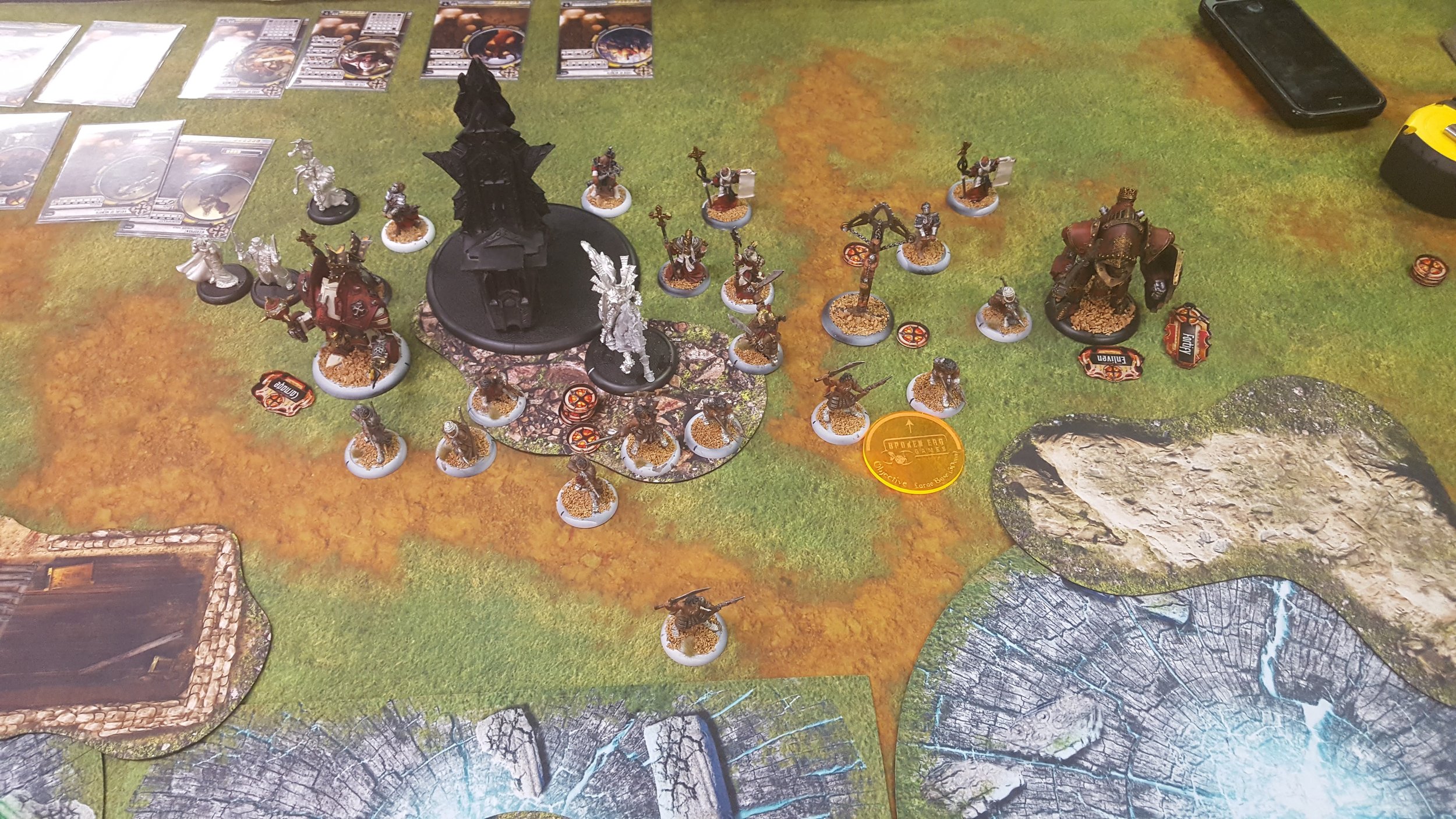 Gotta love watching an opponent cower around their advance deployment line!