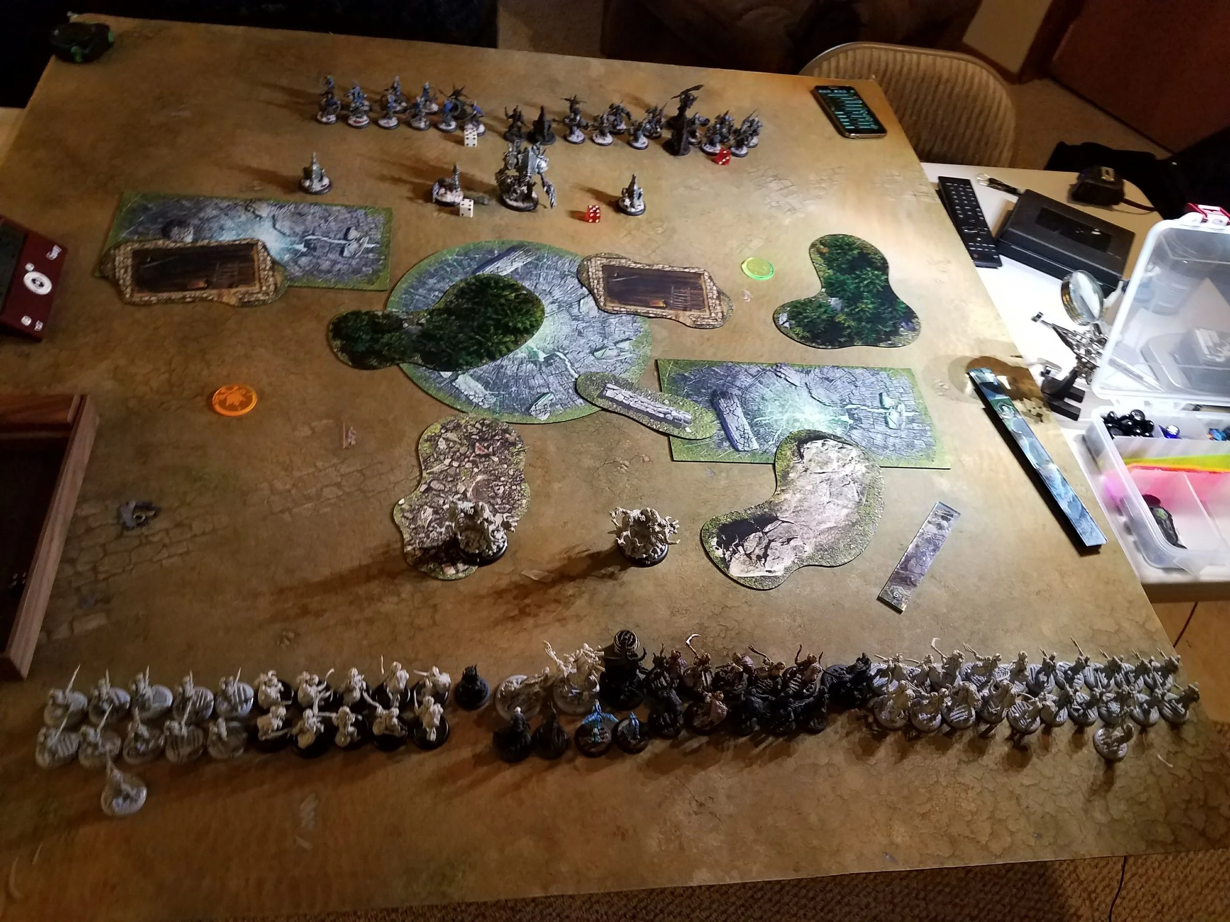 I had to stand so far back to get my deployment in I got the whole table!