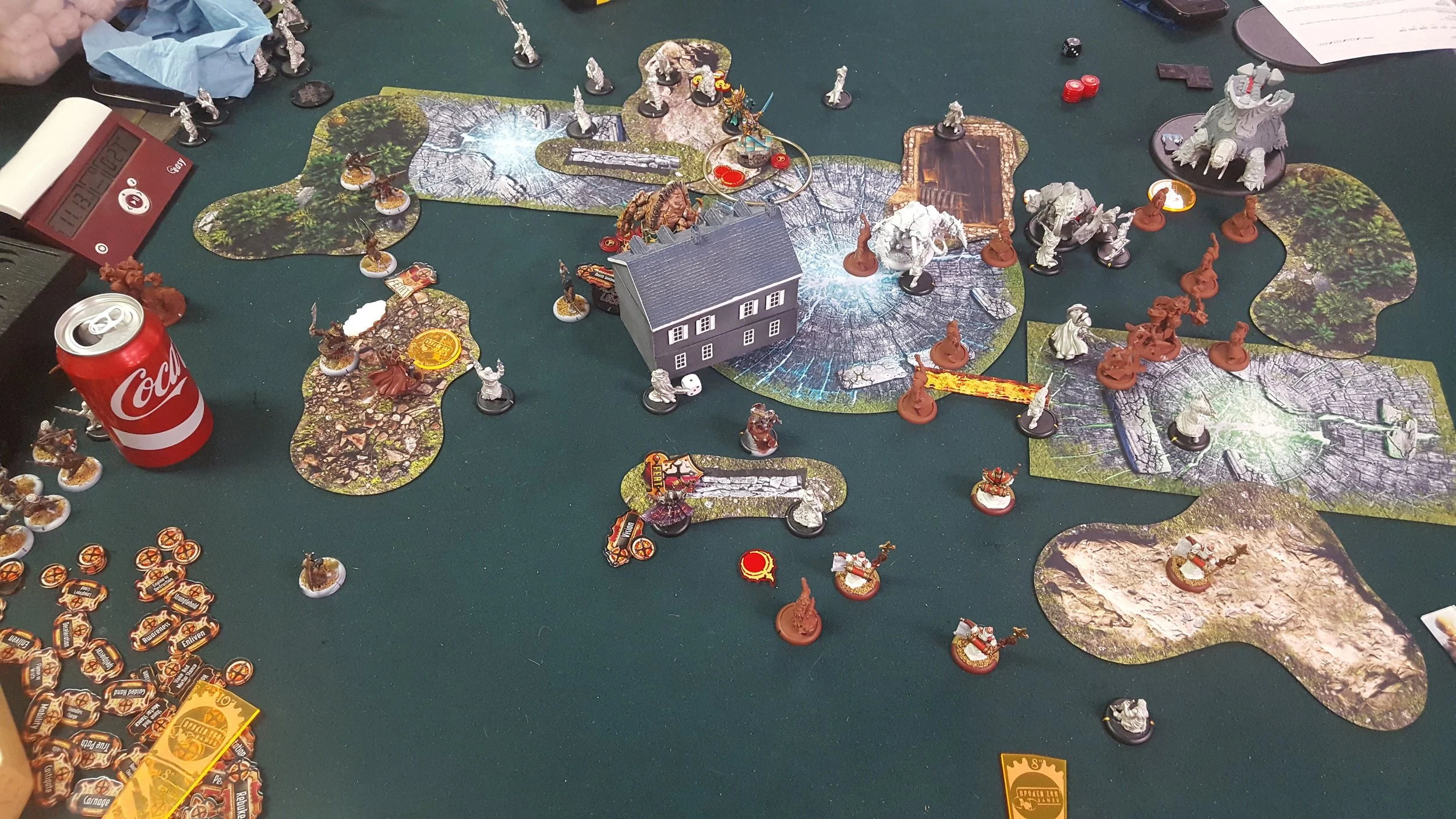 Scenario spiraling out of control, but the feat did make it hard for me to do much.